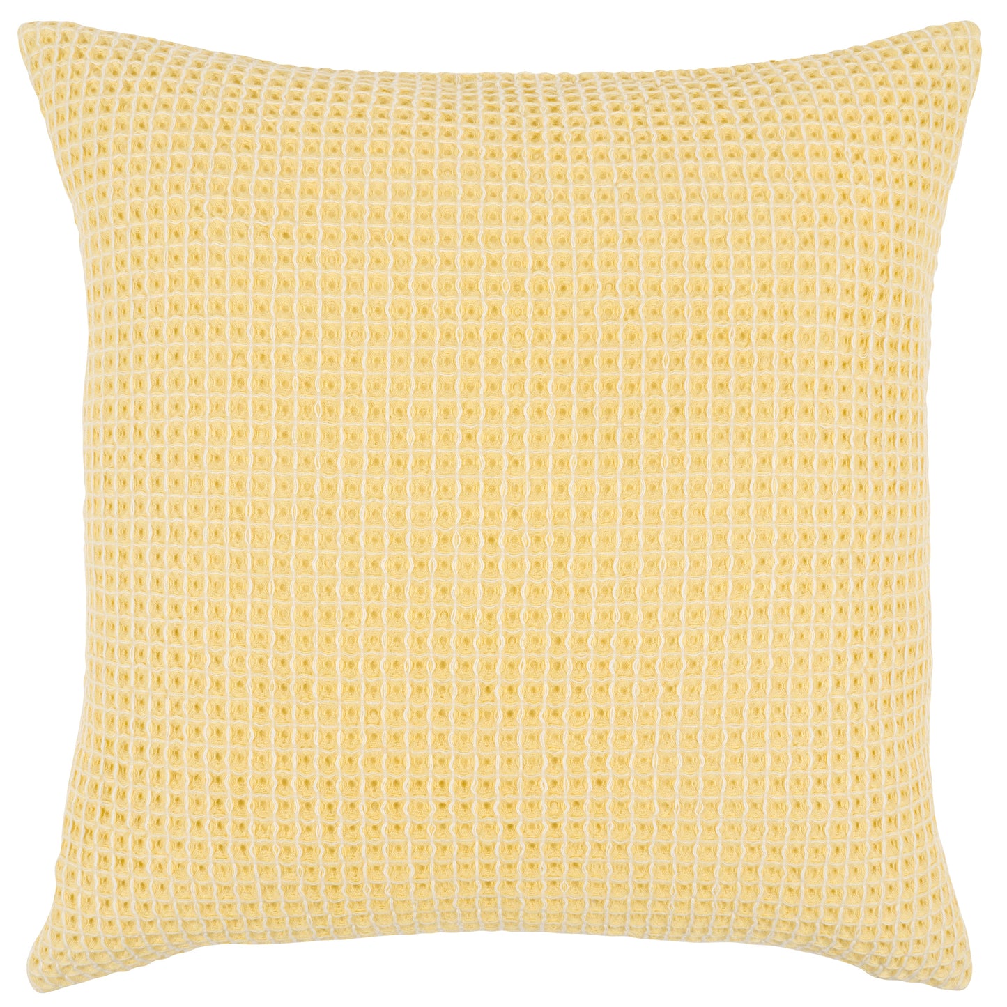 Contrast Waffle Decorative Pillow