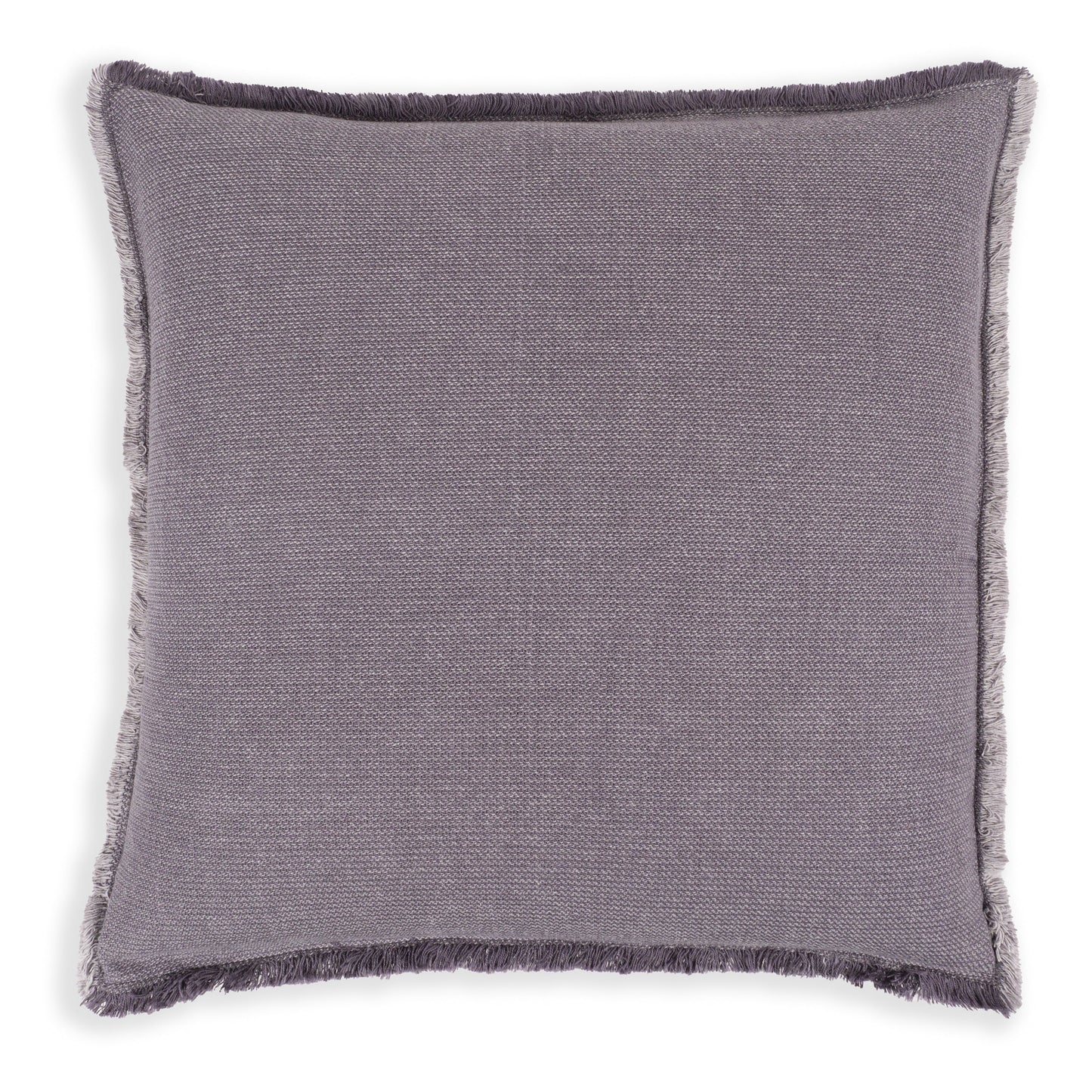 Garment Washed Flange Decorative Pillow