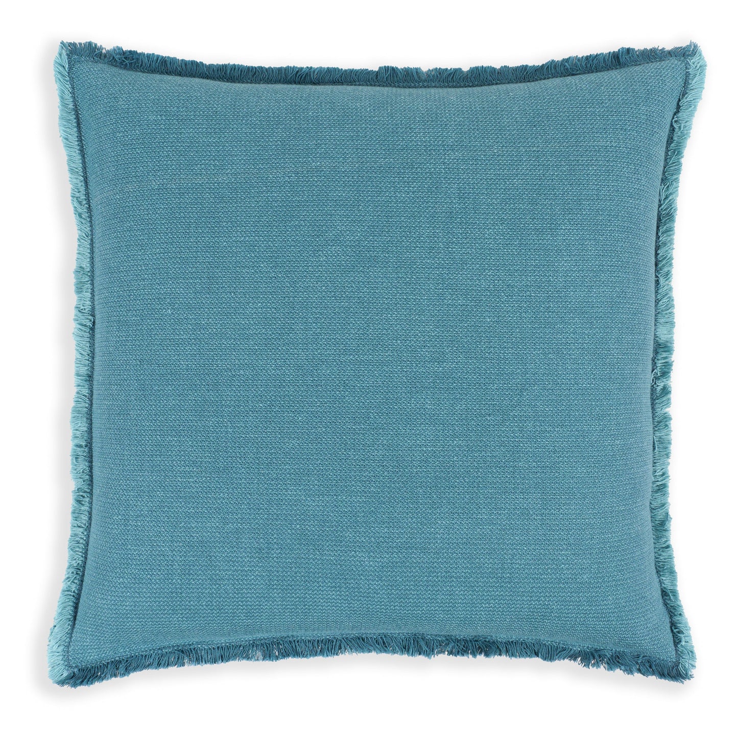 Garment Washed Flange Decorative Pillow