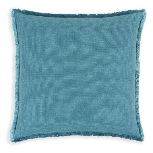 Garment Washed Flange Decorative Pillow