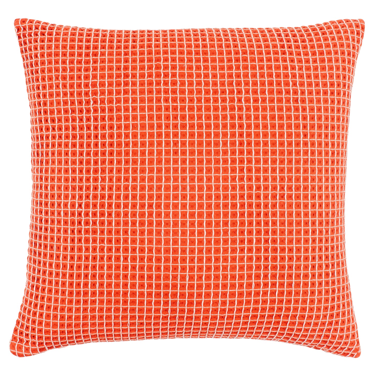Contrast Waffle Decorative Pillow
