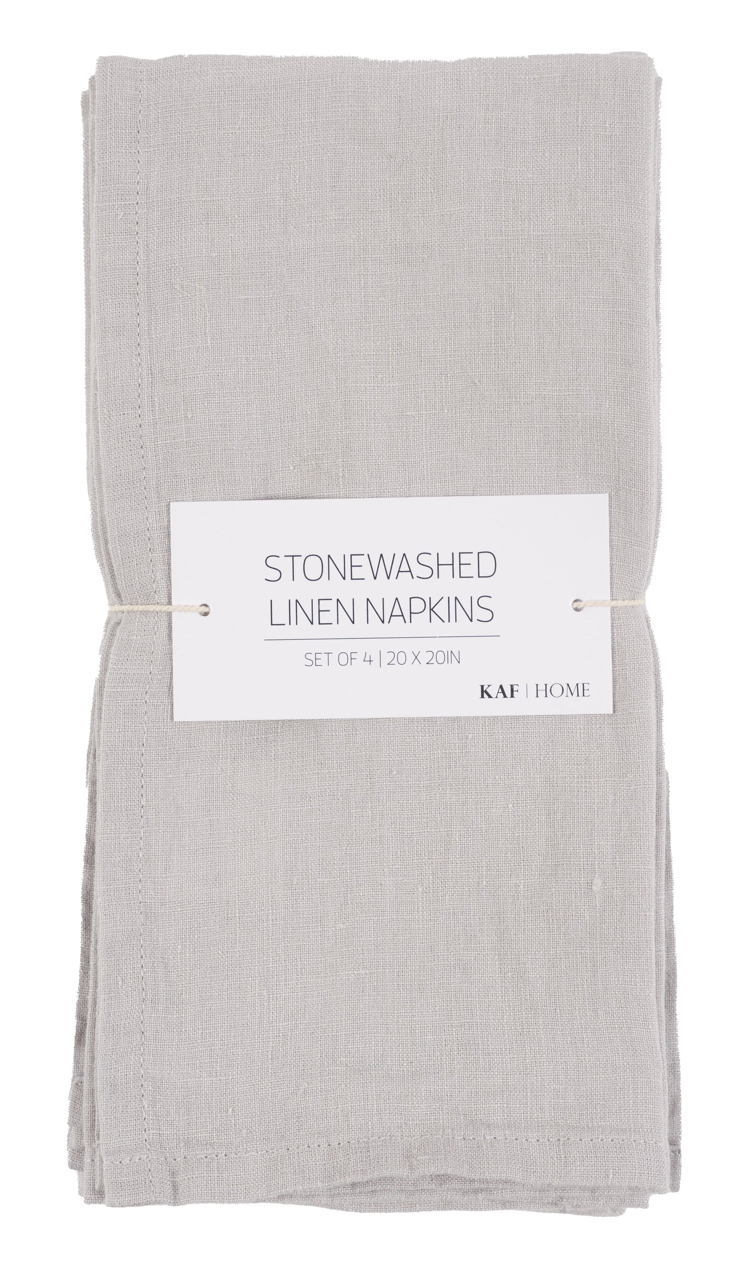 KAF Home Verona 100% Stone Washed Linen Napkins