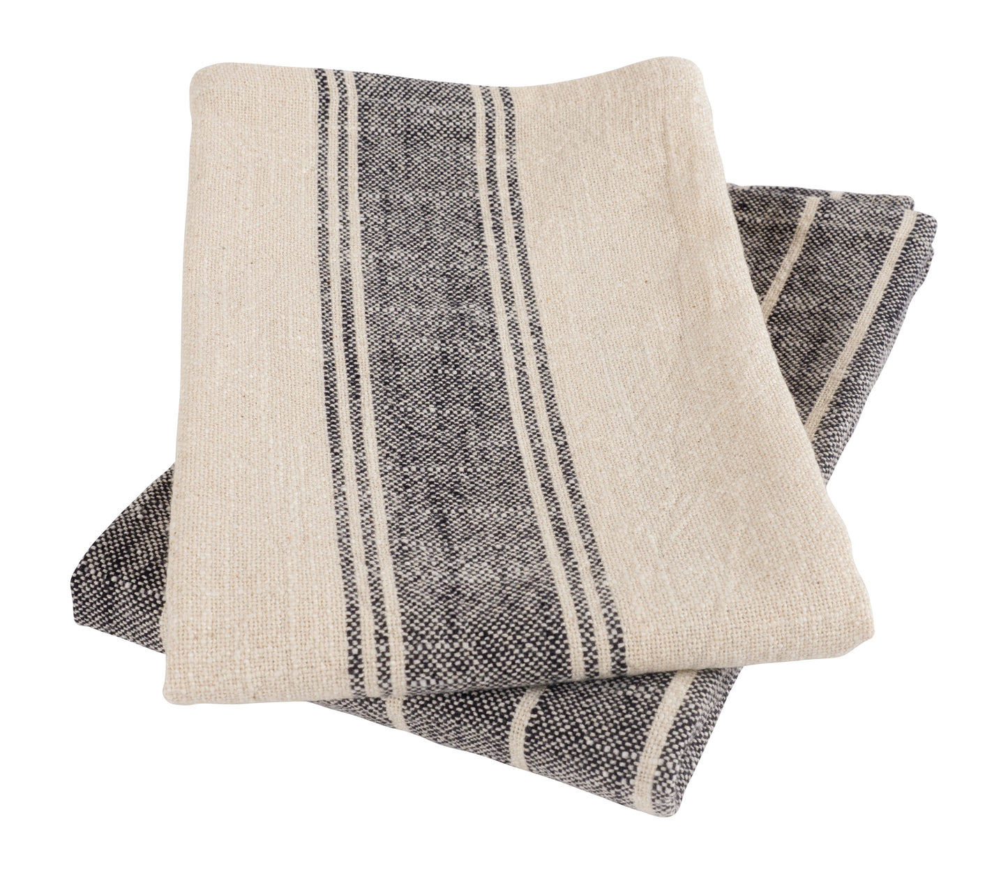 KAF Home Firenze Natural Rustic Farmhouse Slubbed Kitchen Towels