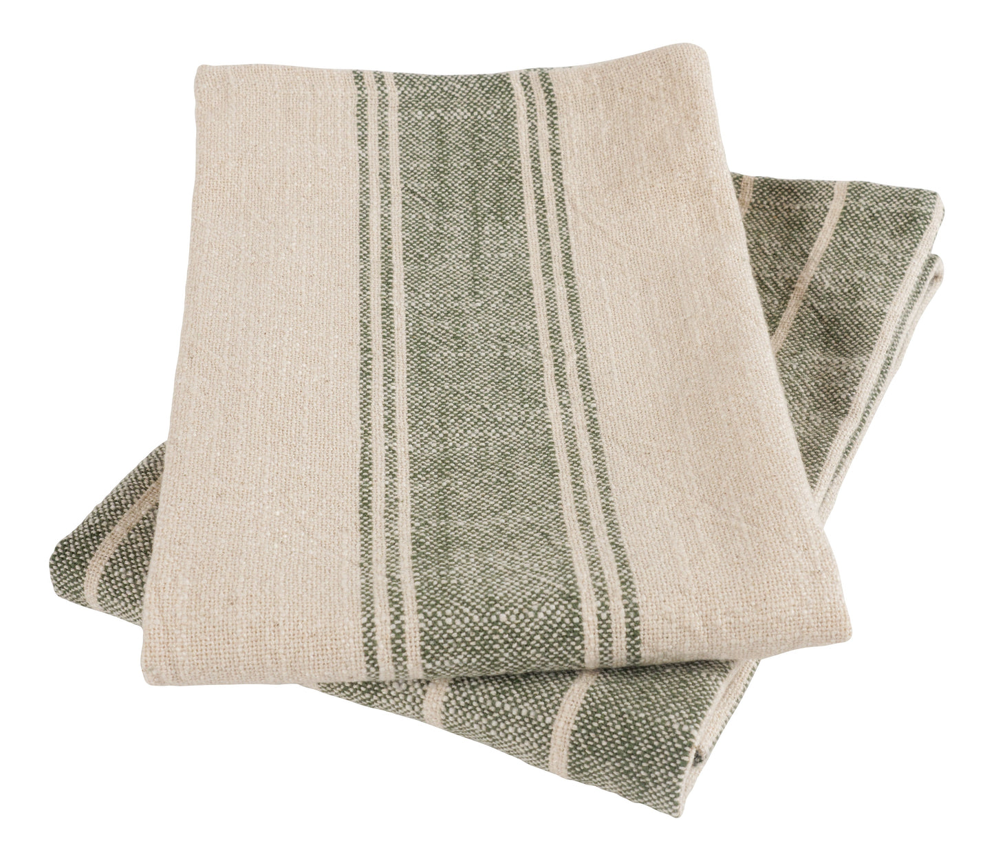 KAF Home Firenze Natural Rustic Farmhouse Slubbed Kitchen Towels