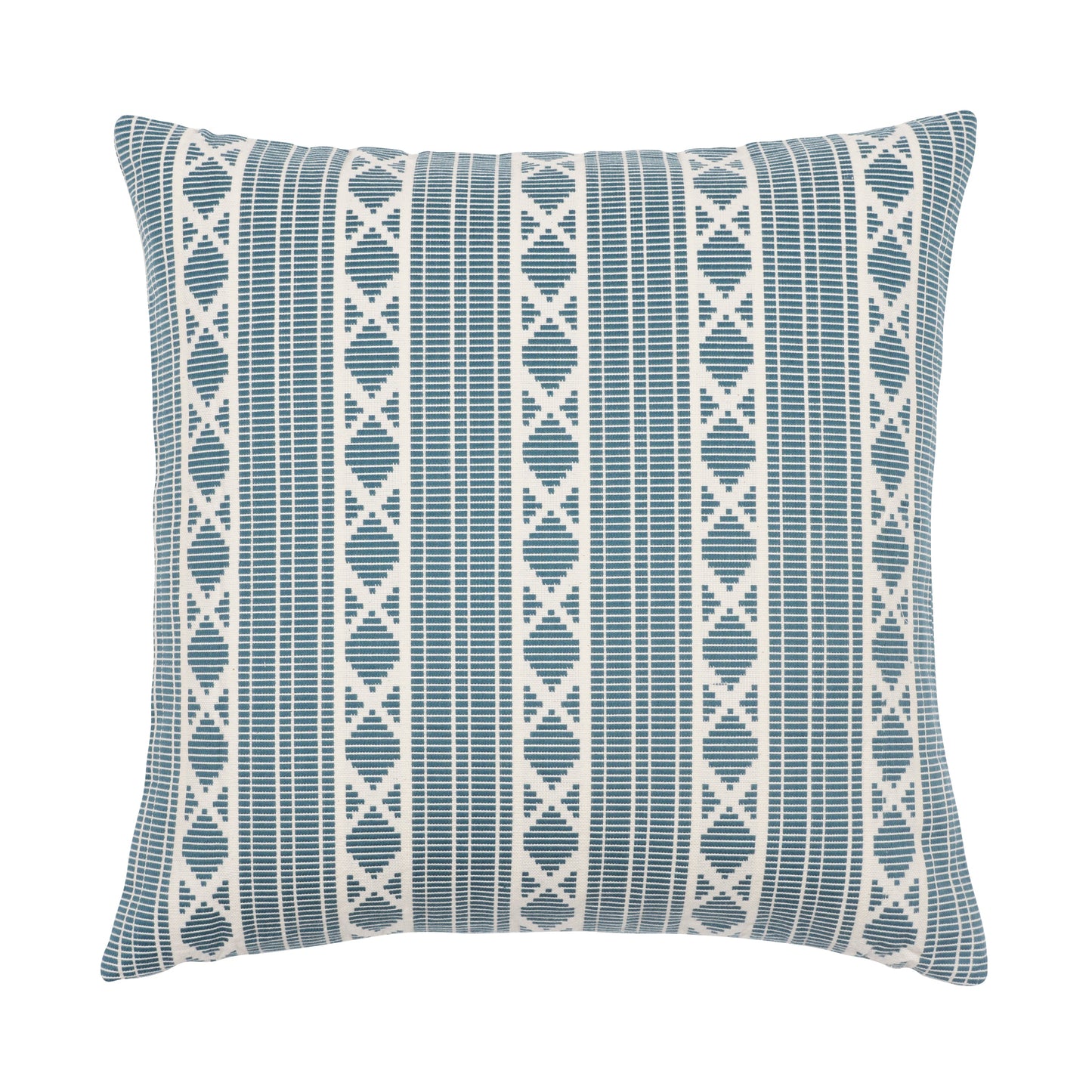 Yarn Dyed Jacquard Decorative Feather Filled Pillow