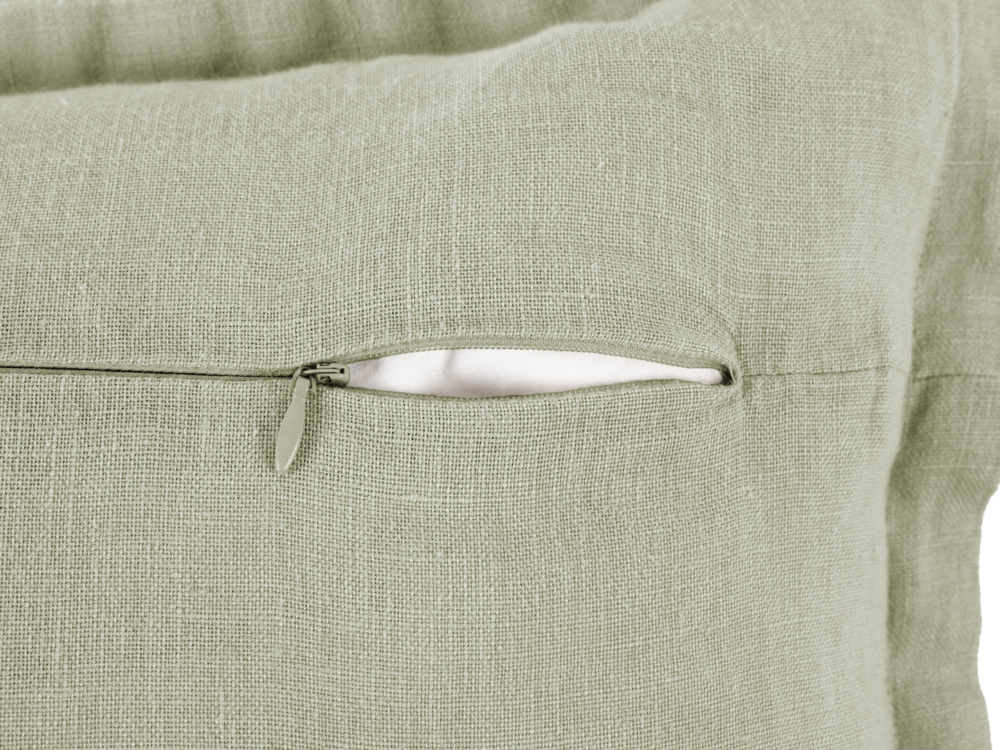 Washed Linen with Flange Decorative Pillow