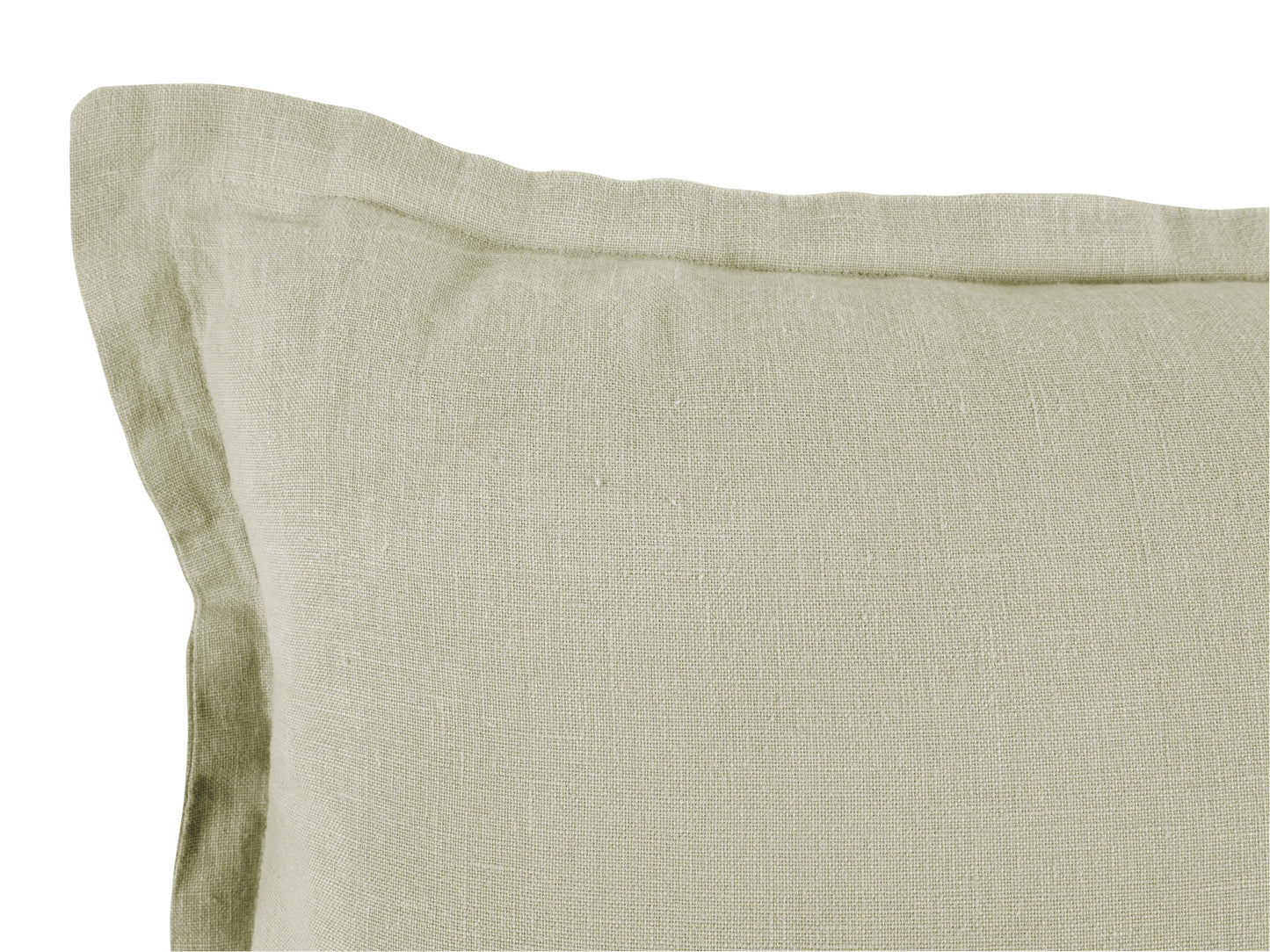 Washed Linen with Flange Decorative Pillow