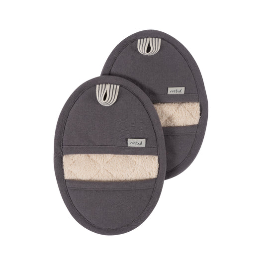 KAF Home Rooted Sustainable Set Of 2 Pot Grabbers 6" x 8.5"