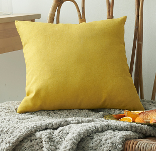 Solid Color Outdoor Waterproof Throw Pillow cover AND Insert  Square or Rectangle