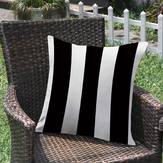 2 size options Stripes/Waving Outdoor Waterproof Pillow (With Insert) waterproof outdoor throw pillow, great for your outdoor furniture
