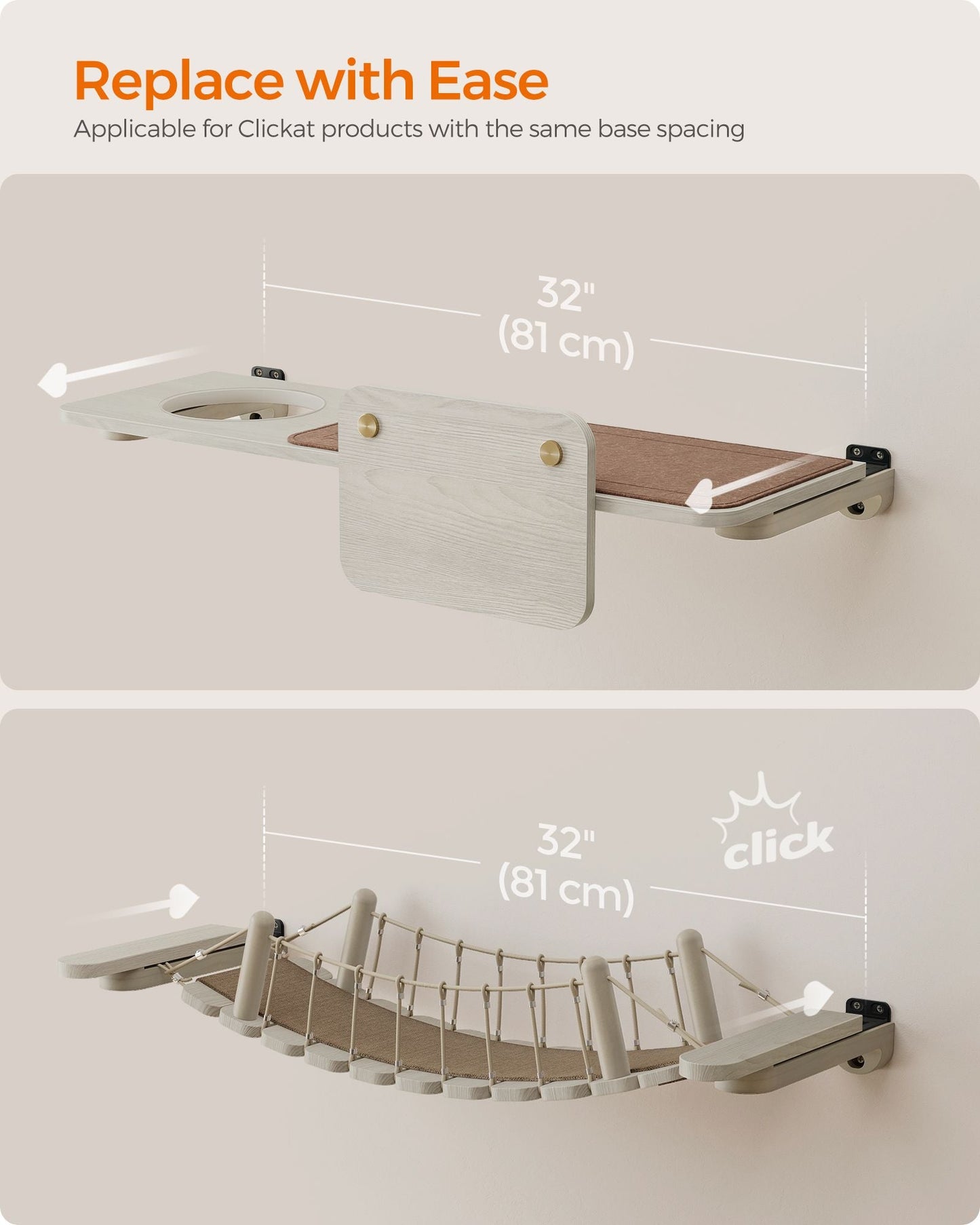Collection - No.008 Large Cat Shelf for Wall