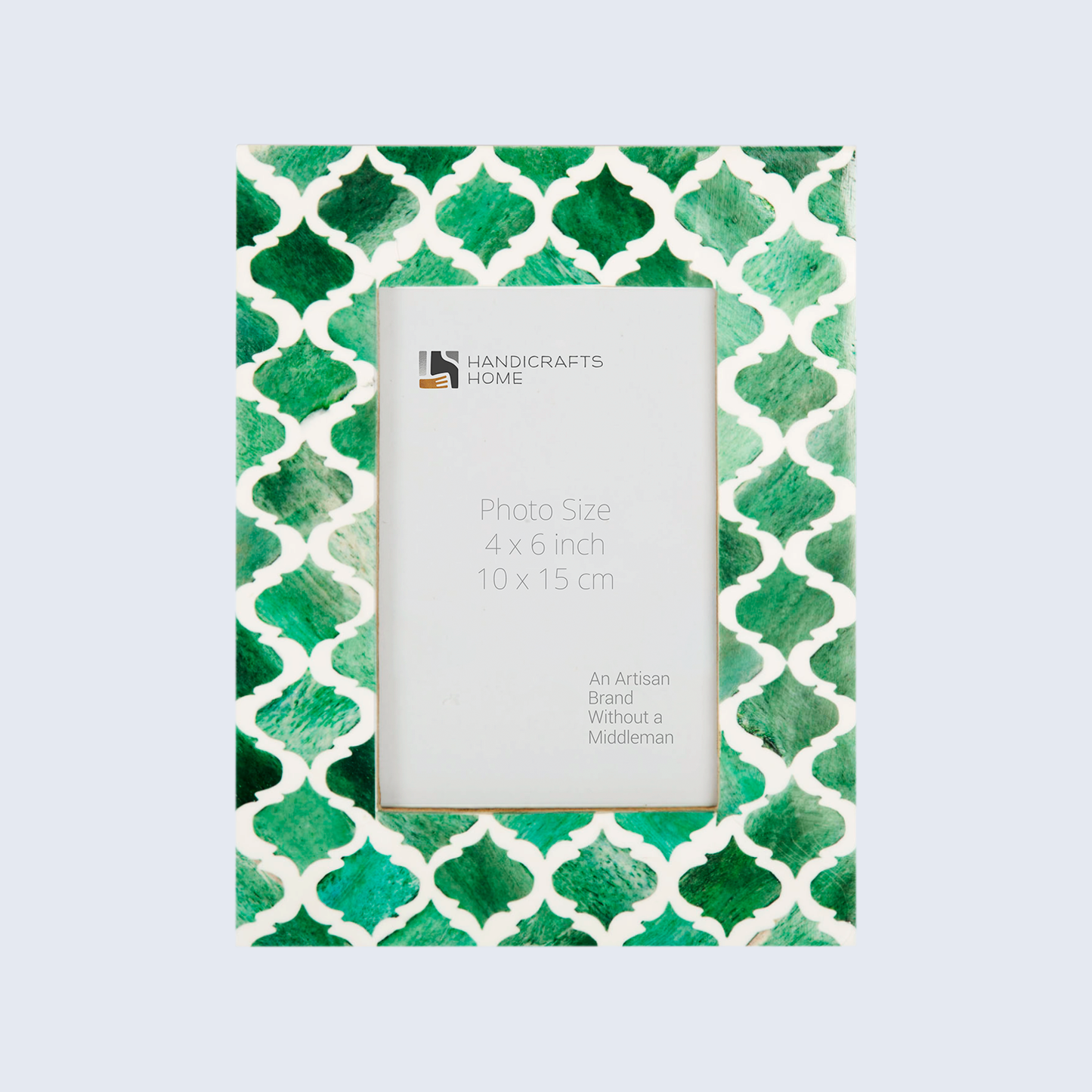 Picture Frames Moroccan Pattern Bone & Resin Inlay Collection in 5 Color Options | 1.5" Border Width