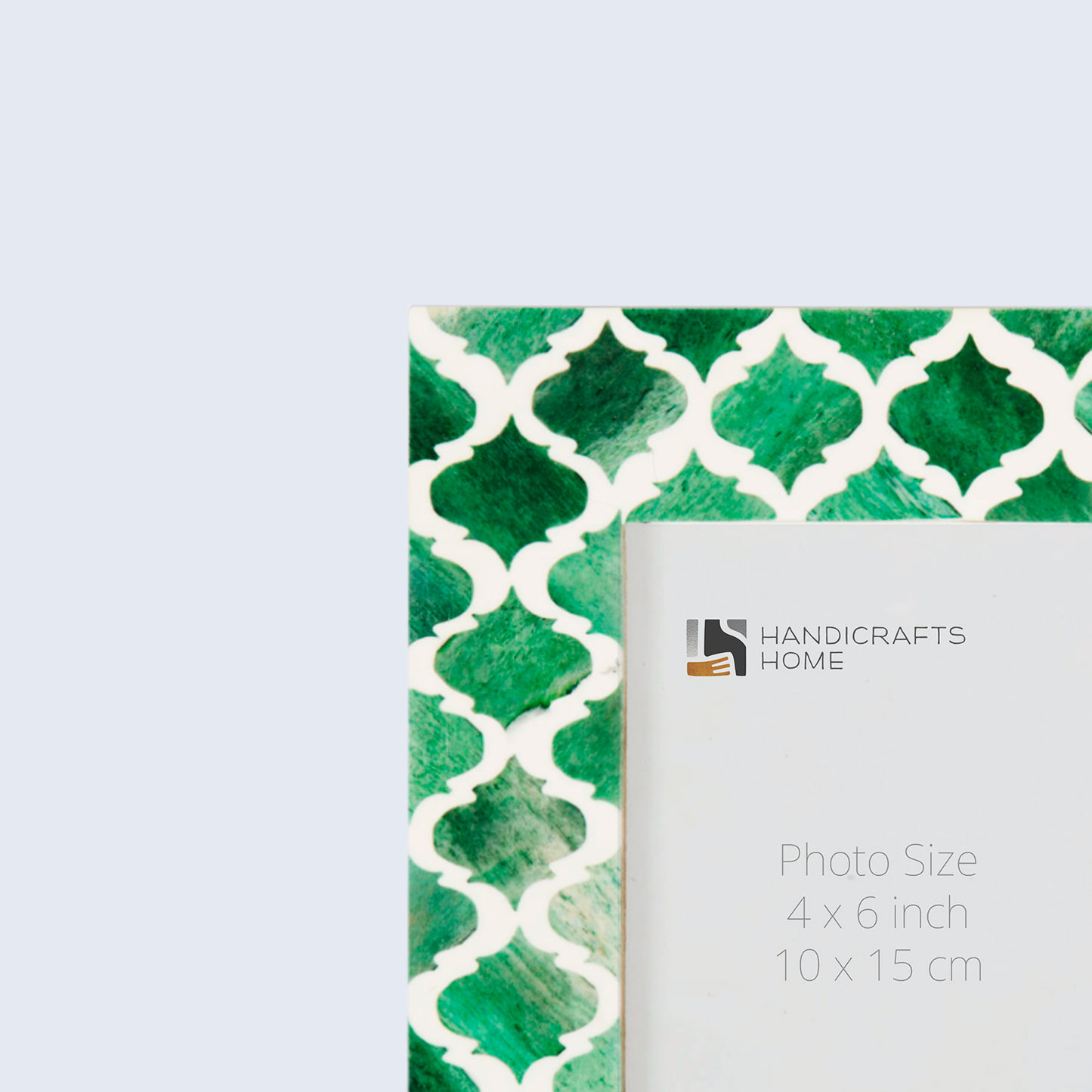 Picture Frames Moroccan Pattern Bone & Resin Inlay Collection in 5 Color Options | 1.5" Border Width