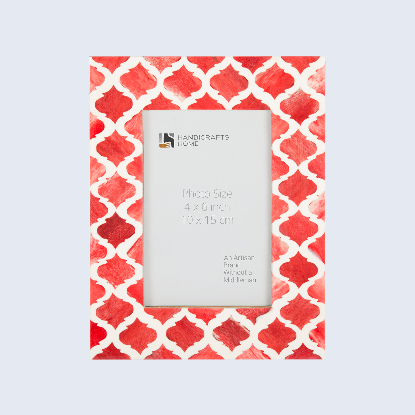 Picture Frames Moroccan Pattern Bone & Resin Inlay Collection in 5 Color Options | 1.5" Border Width