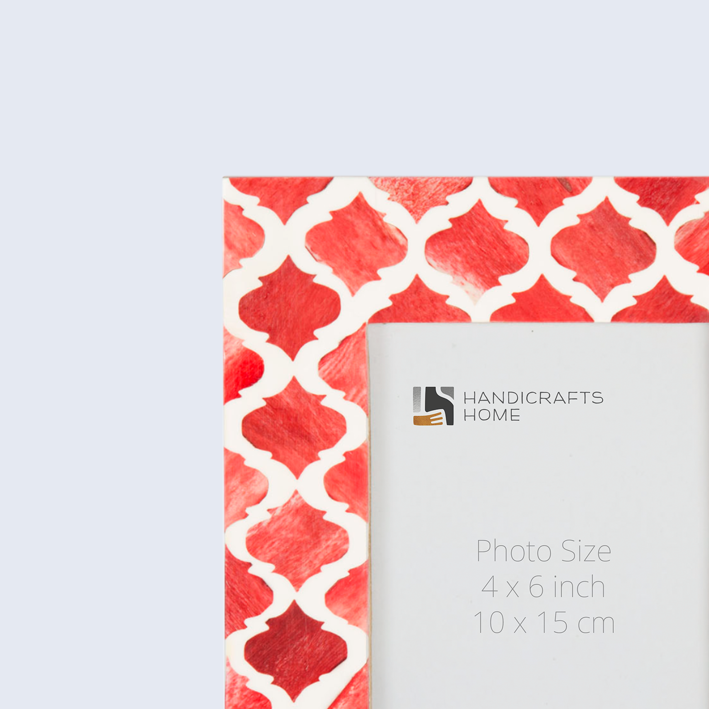 Picture Frames Moroccan Pattern Bone & Resin Inlay Collection in 5 Color Options | 1.5" Border Width