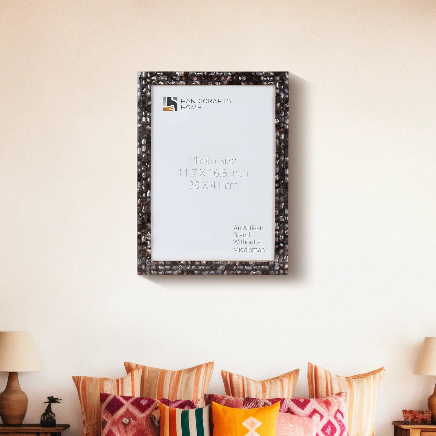 Mother of Pearl Poster Picture Frame Grey, 2 Sizes