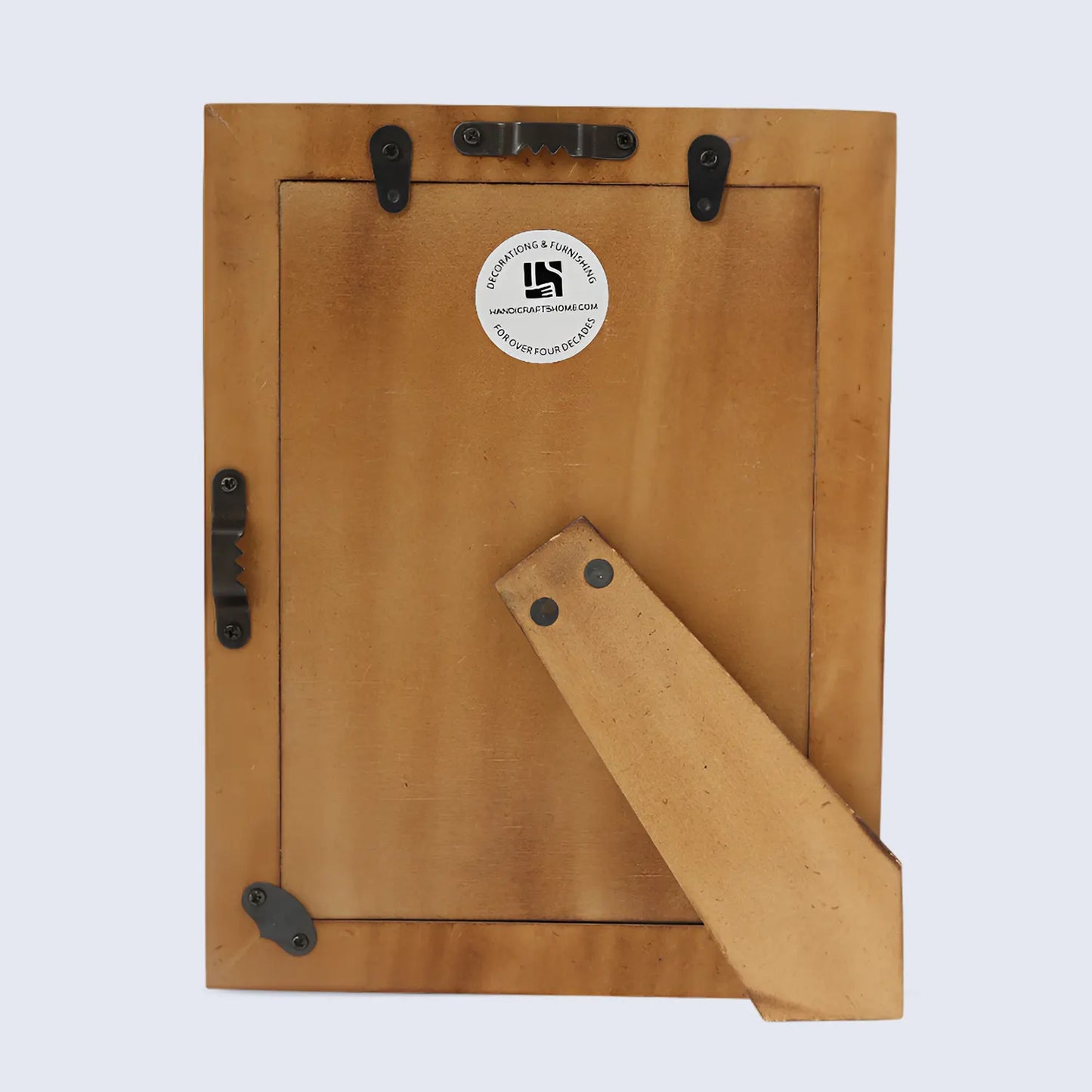 Plain White & Brown Bone Inlay Picture Frame - 4x6 & 5x7