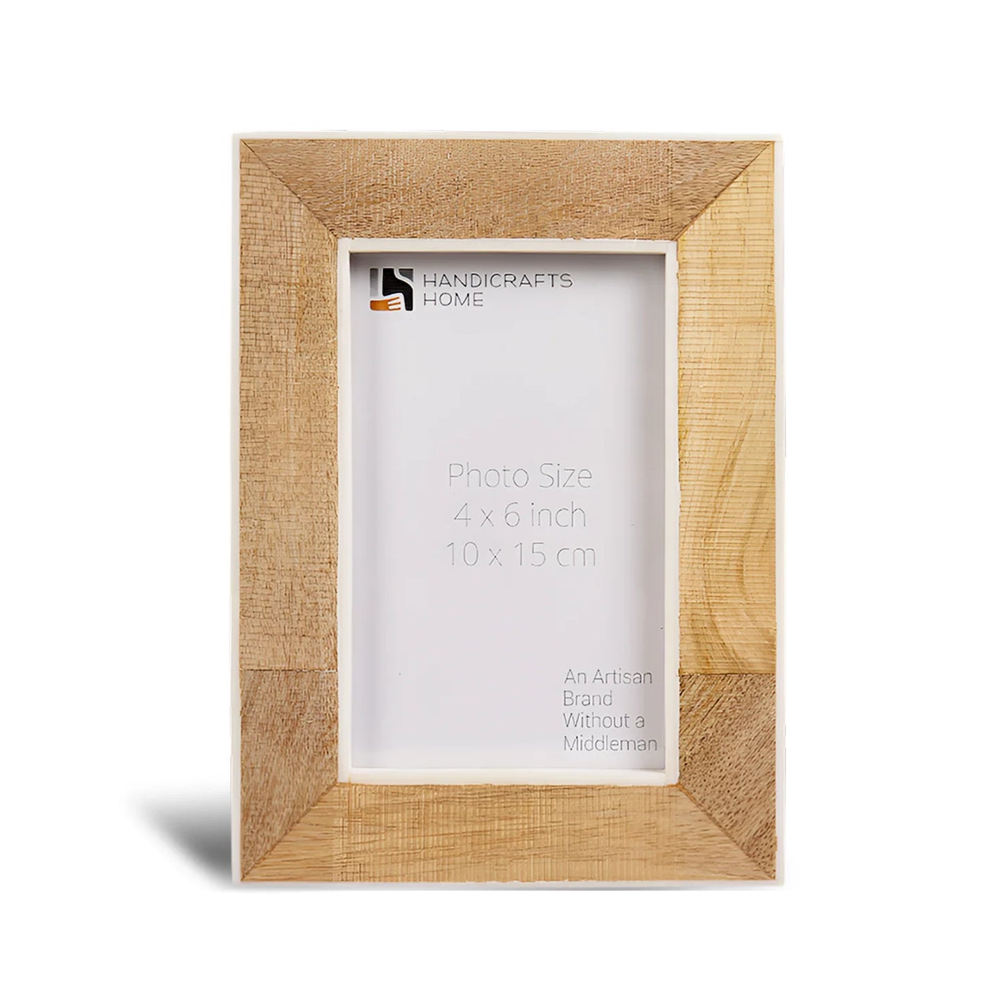 Wood & Bone inlay Natural Wooden Picture Frame