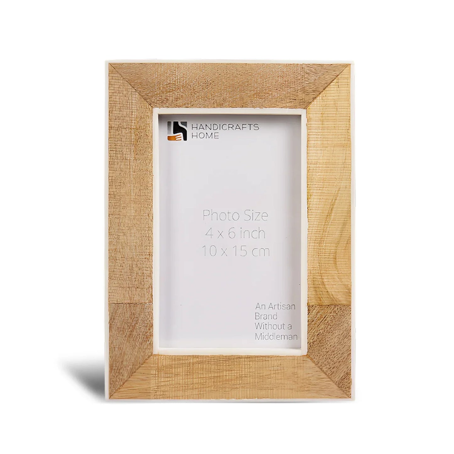 Wood & Bone inlay Natural Wooden Picture Frame
