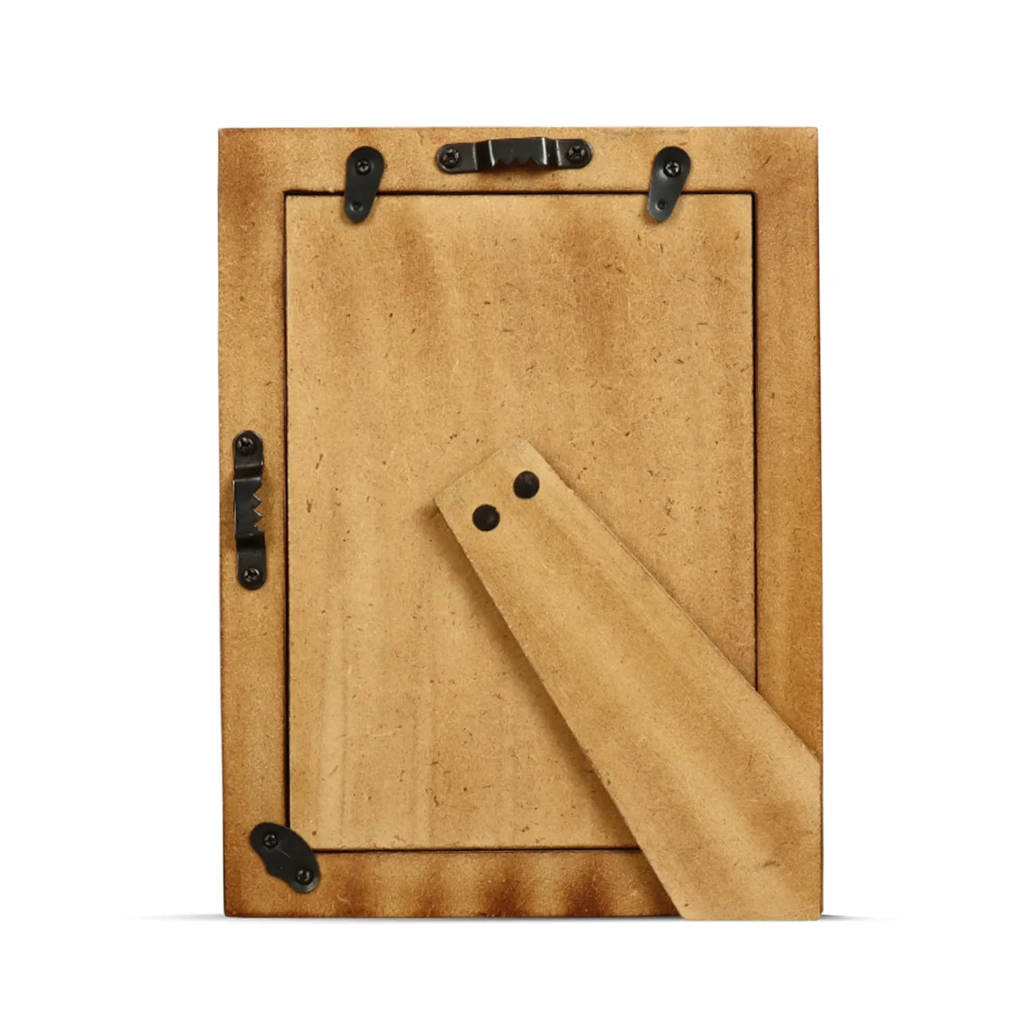 Horn Inlay Shagrin Picture Photo Frames Black, 4x6 5x7