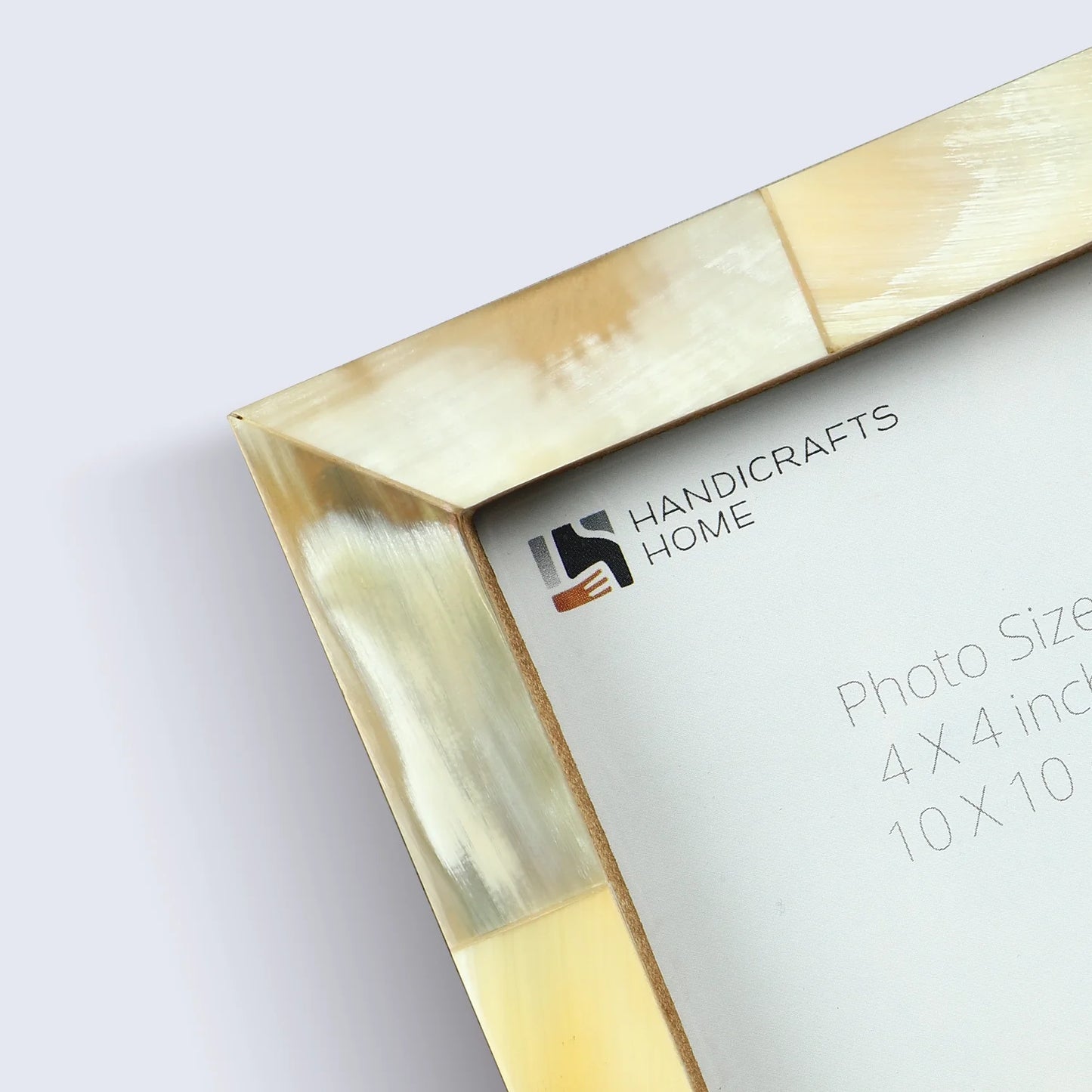 Picture Frame Essence Black Collection Horn Inlay White –4 Sizes