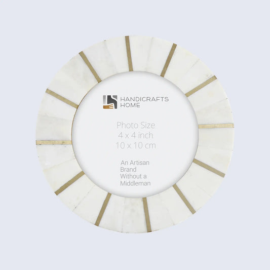 Round Baby Picture Frames Palace Soul Bone Inlay Collection