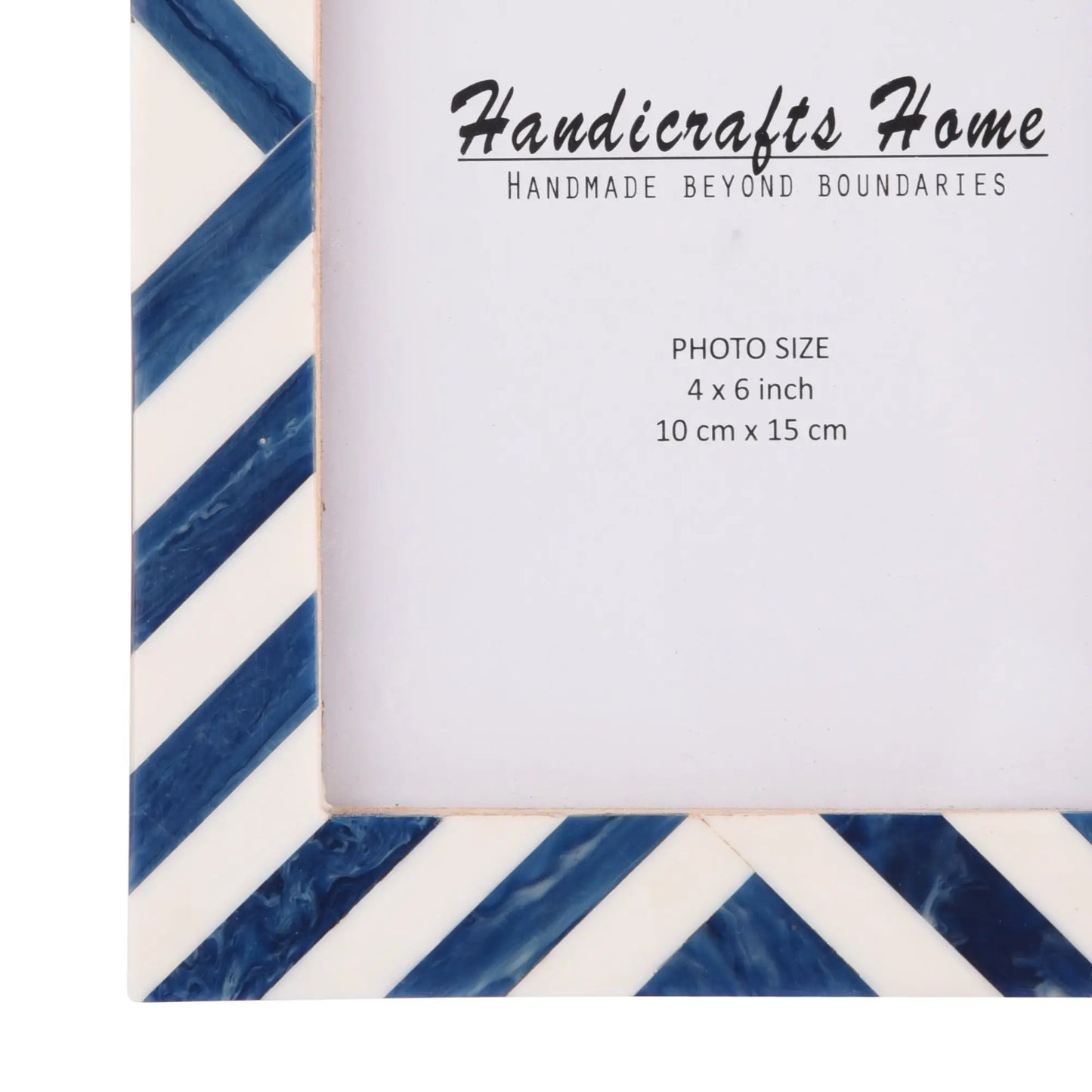 Picture Frames Candy Cane Blueberry Pattern Resin Inlay Collection in 3 Sizes, Pack of 2