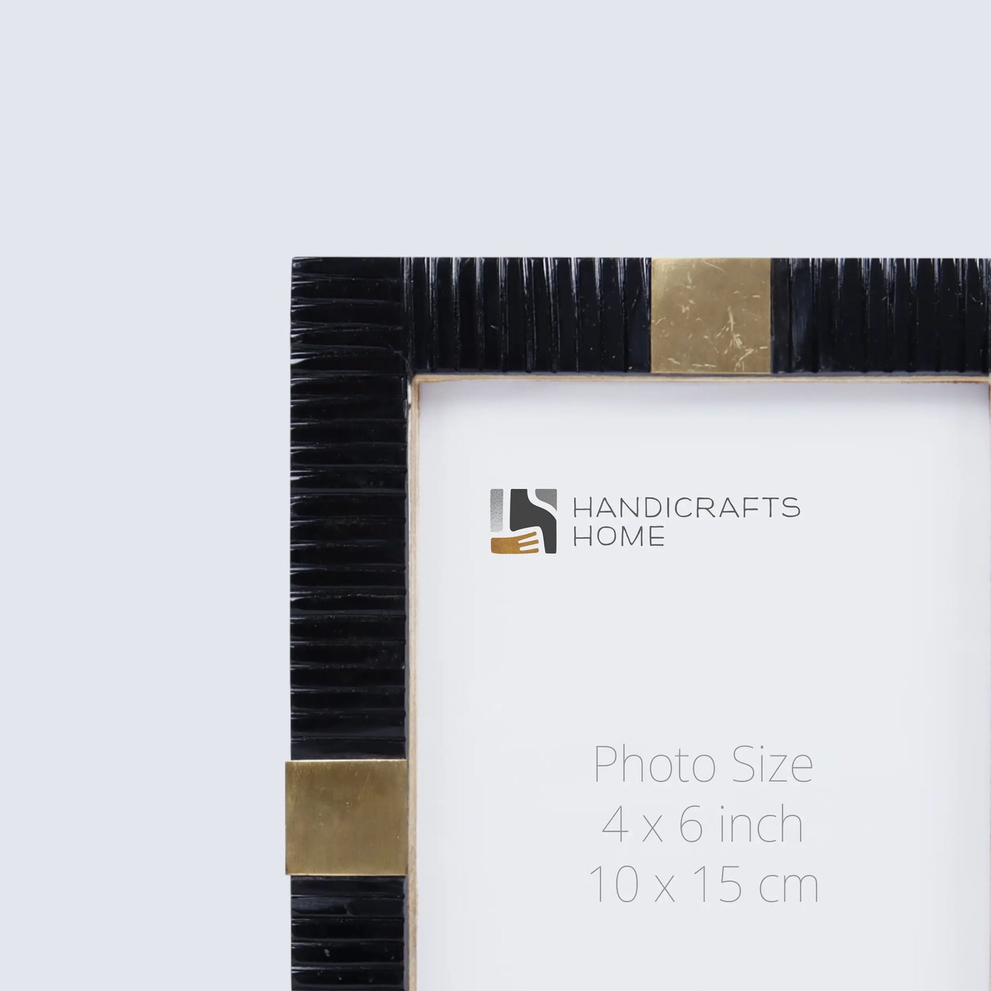 Picture Frames Deco Focus Pattern Resin Inlay Collection in 3 Sizes, Pack of 2