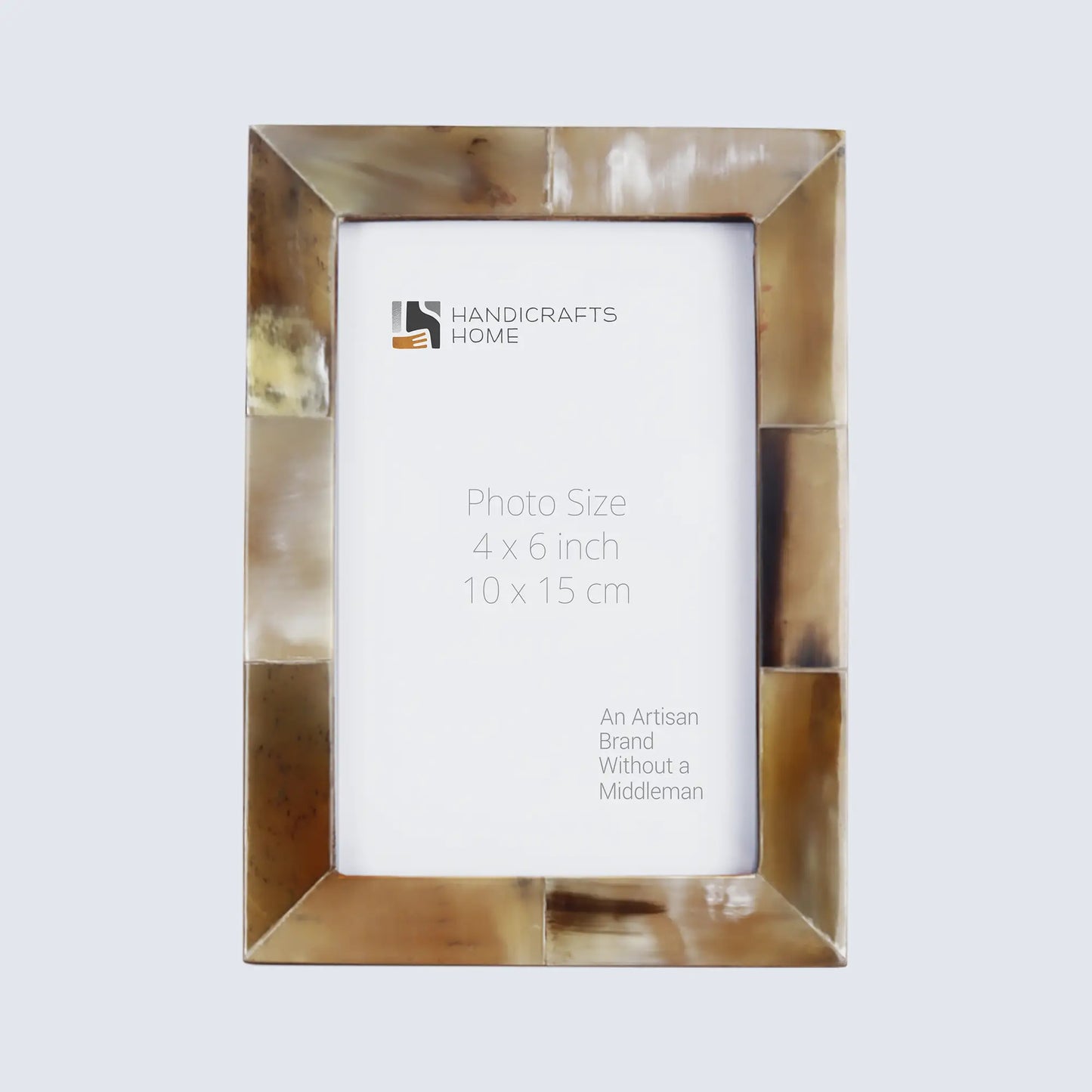 Picture Frame Essence Black Collection Horn Inlay White –4 Sizes