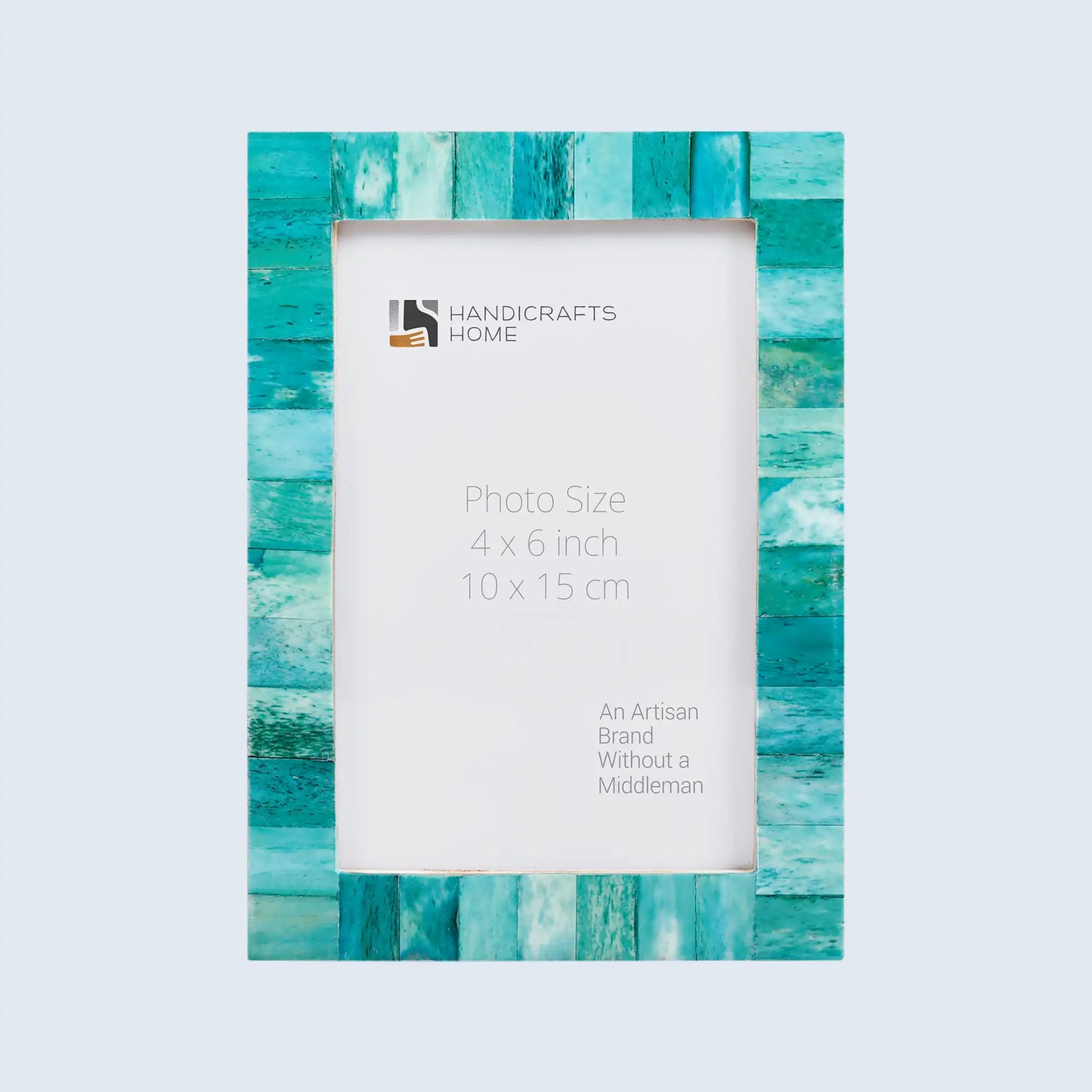 Picture Frames Classic Pattern Bone Inlay Collection in 27 Sizes, Green