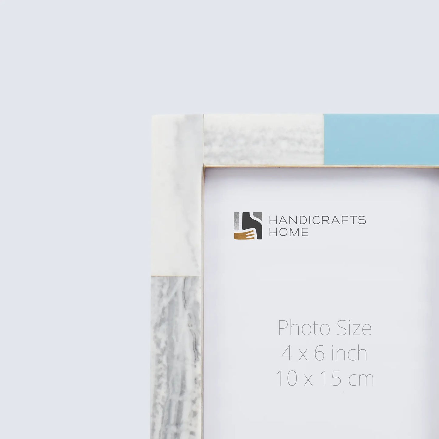 Picture Frames Mondrian Driftwood Pattern Resin Inlay Collection in 3 Sizes, Pack of 2