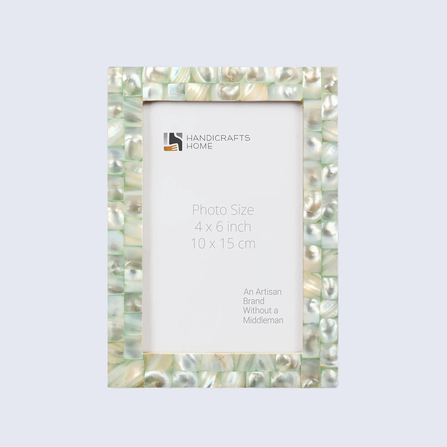 Picture Frames Mother of Pearl Collection in 27 Sizes, Green