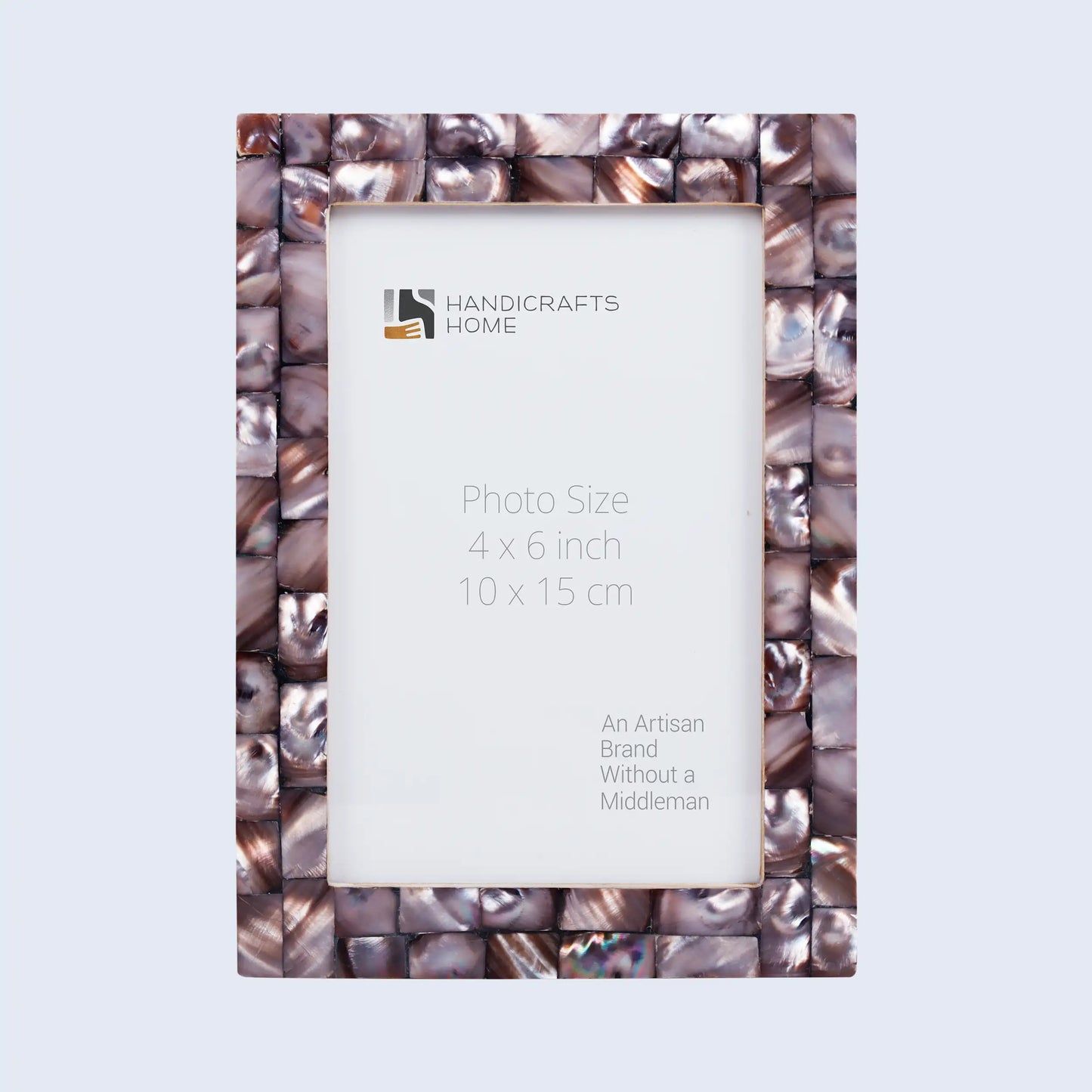 Picture Frames Mother of Pearl Collection in 27 Sizes, Grey