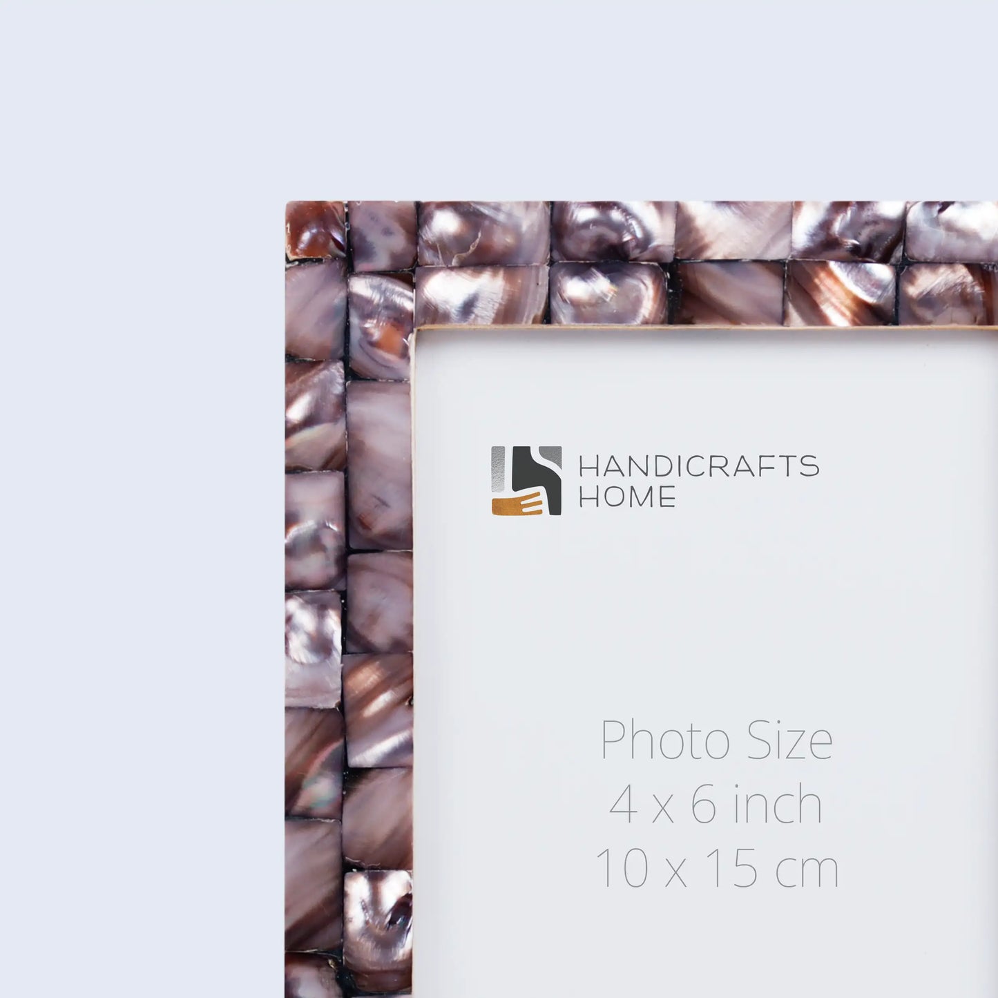 Picture Frames Mother of Pearl Collection in 27 Sizes, Grey