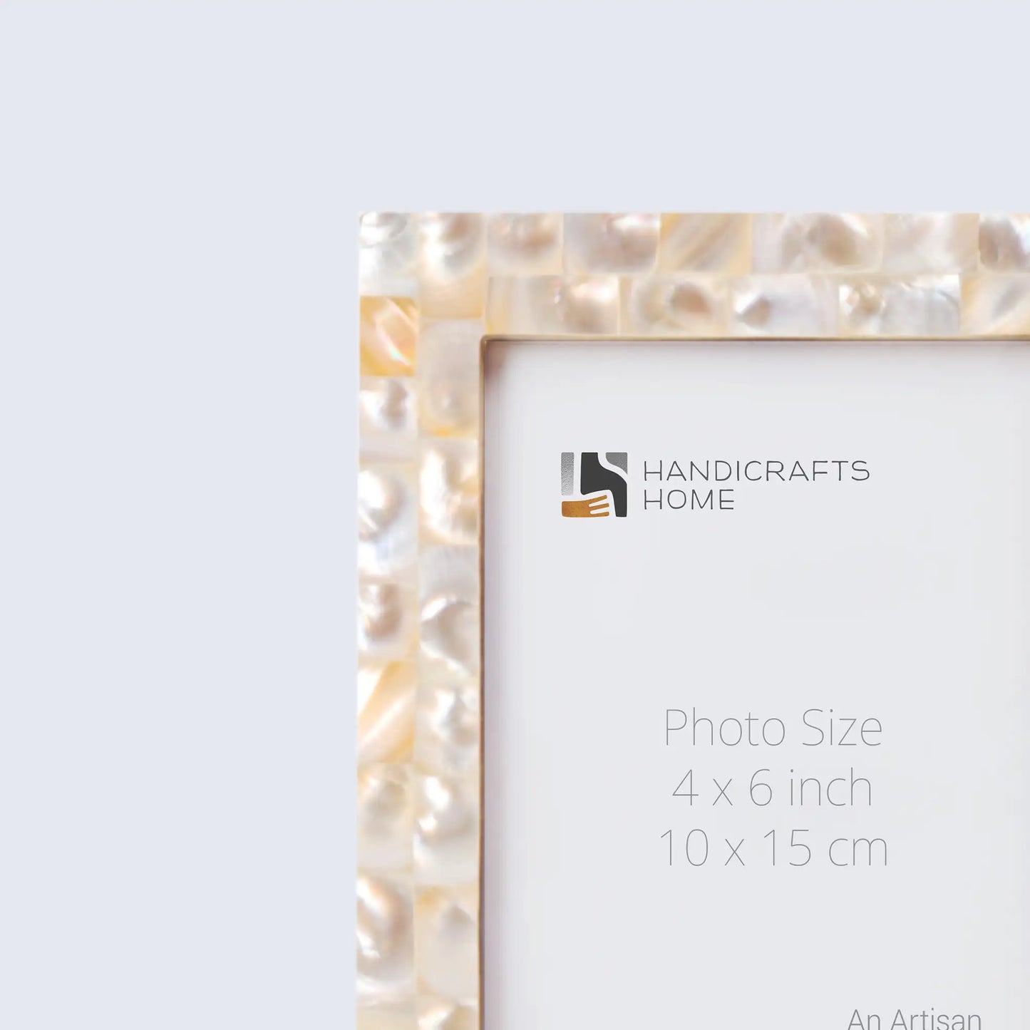 Picture Frames Mother of Pearl Collection in 27 Sizes, White