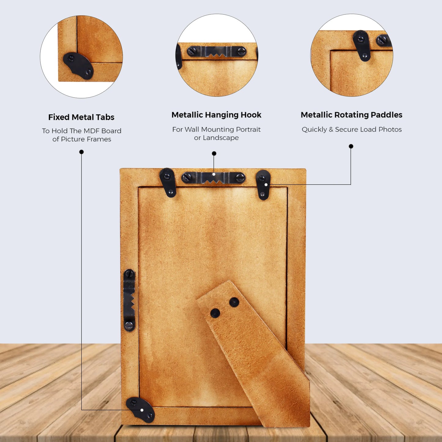 Picture Frames Sea Siren Ligeia Pattern Bone Inlay Collection in 2 Sizes