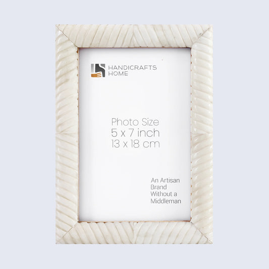 Picture Frames Sea Siren Ligeia Pattern Bone Inlay Collection in 2 Sizes