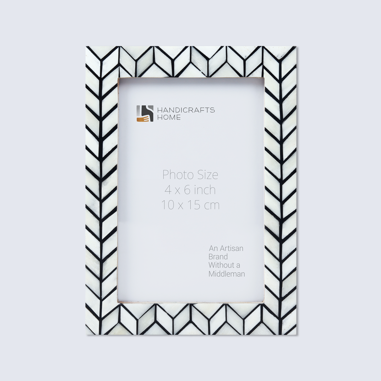 Picture Frames Artic Horizon Bone & Resin Inlay Collection in 3 Sizes