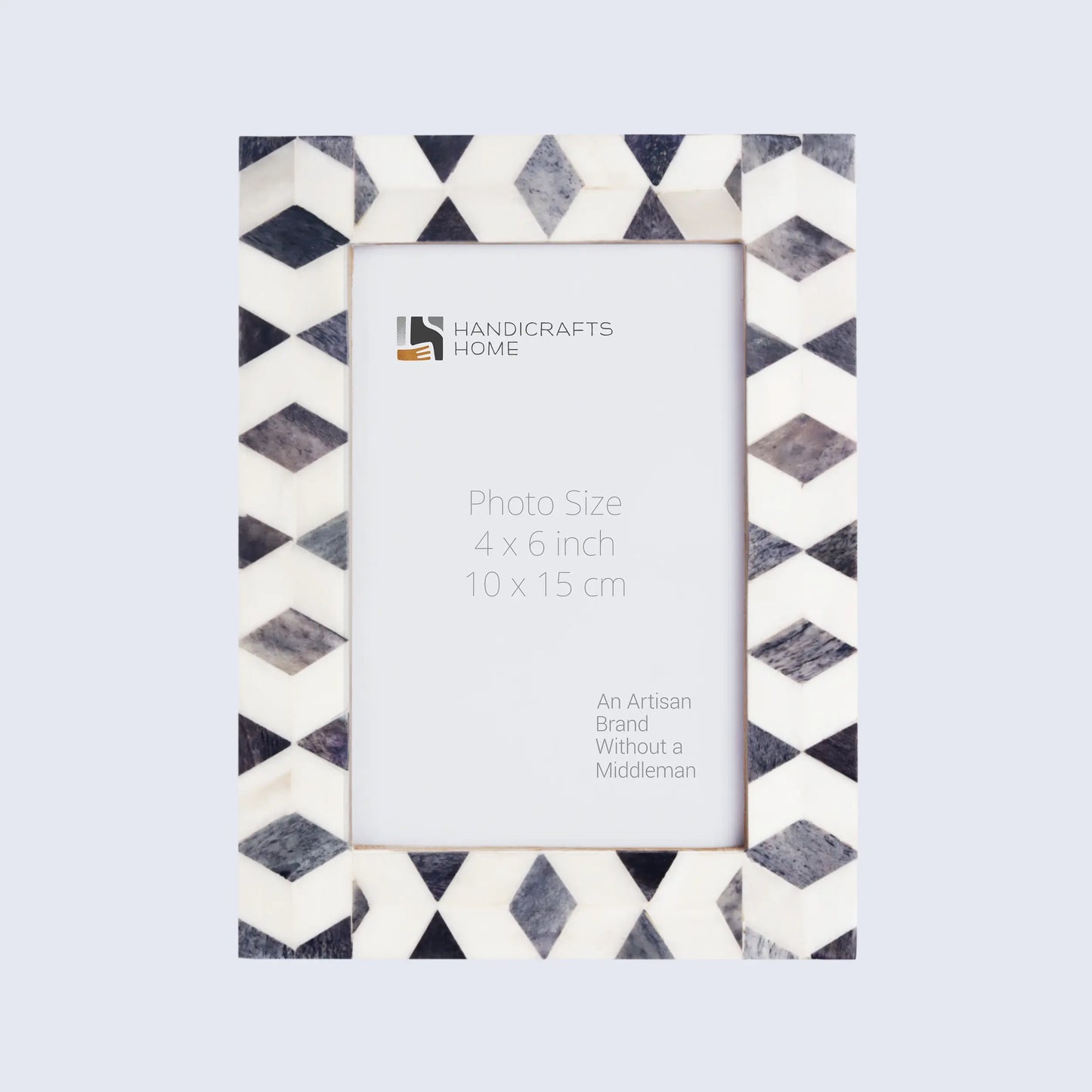 Arctic Moss collection White & Grey Picture Frame - 4x6, 5x7, and 8x10