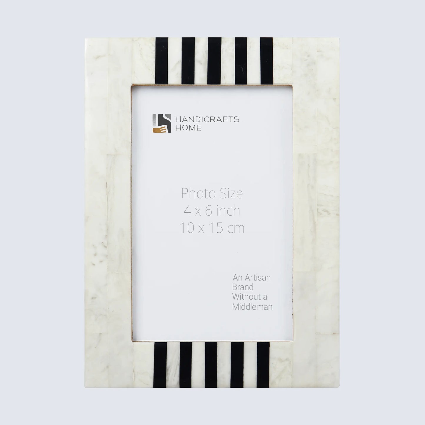 Picture Frames Contour Alto Pattern Resin Inlay Collection in 3 Sizes