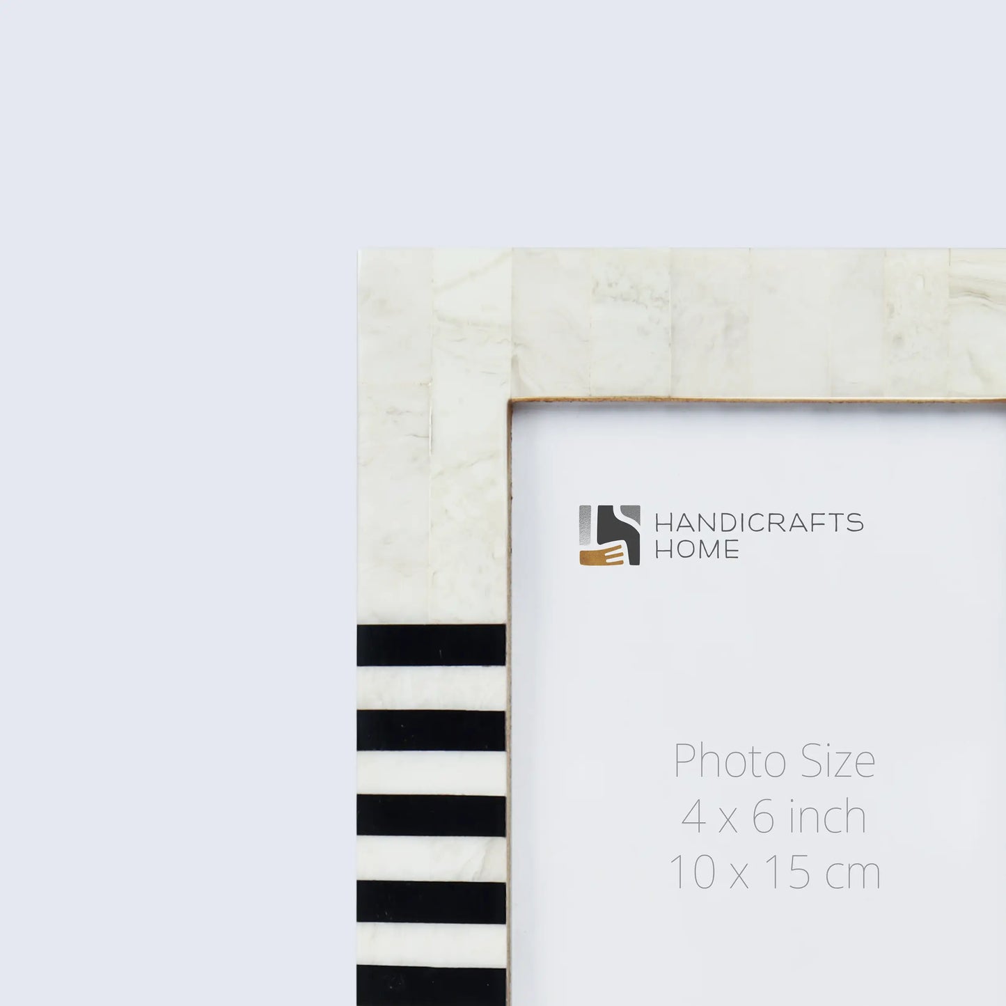 Picture Frames Contour Lado Pattern Resin Inlay Collection in 3 Sizes