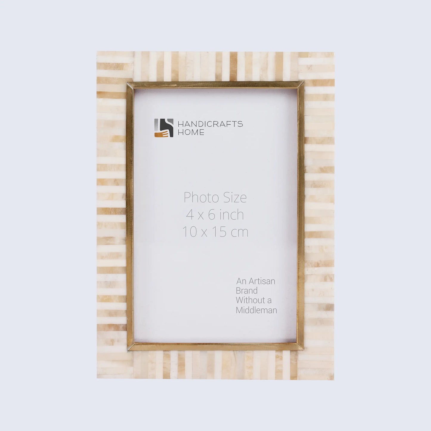 Picture Frames Halo Keys Pattern Bone Inlay White in 3 Sizes