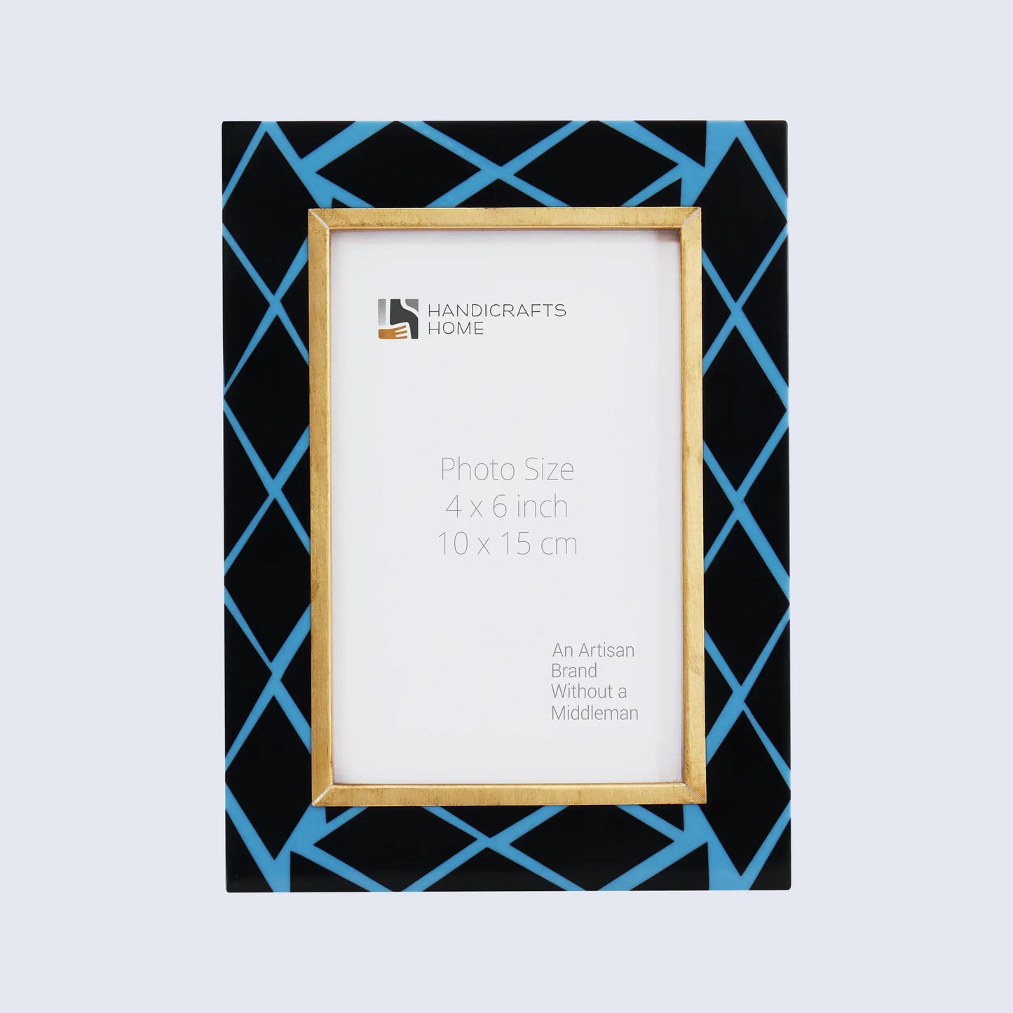 Picture Frames Halo Mamba Pattern Resin Inlay Collection in 3 Sizes