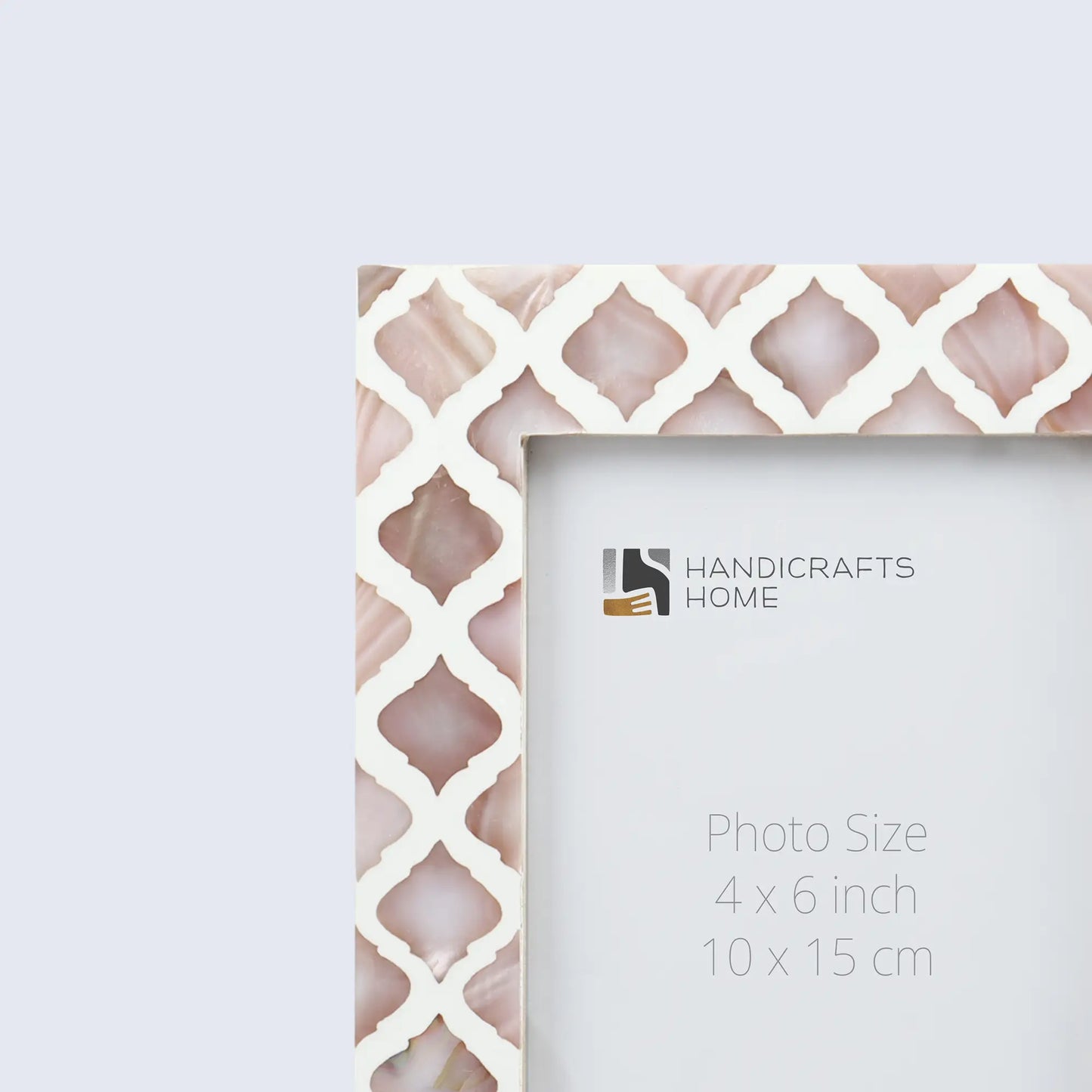 Picture Frames Moor Fire Pattern Mother of Pearl & Resin Collection in 3 Sizes