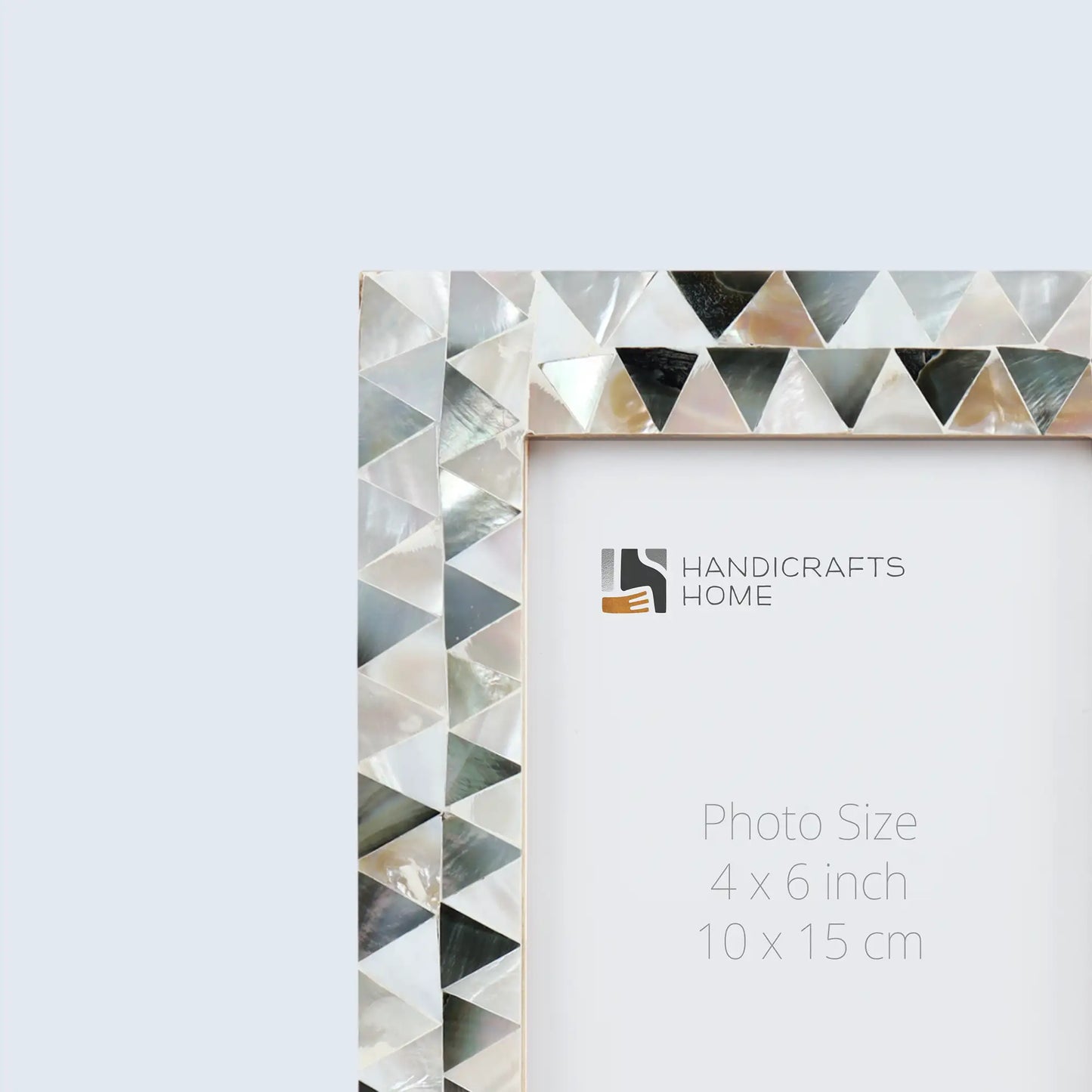 Picture Frames Pearlescent Abyss Pattern Mother of Pearl Collection in 3 Sizes