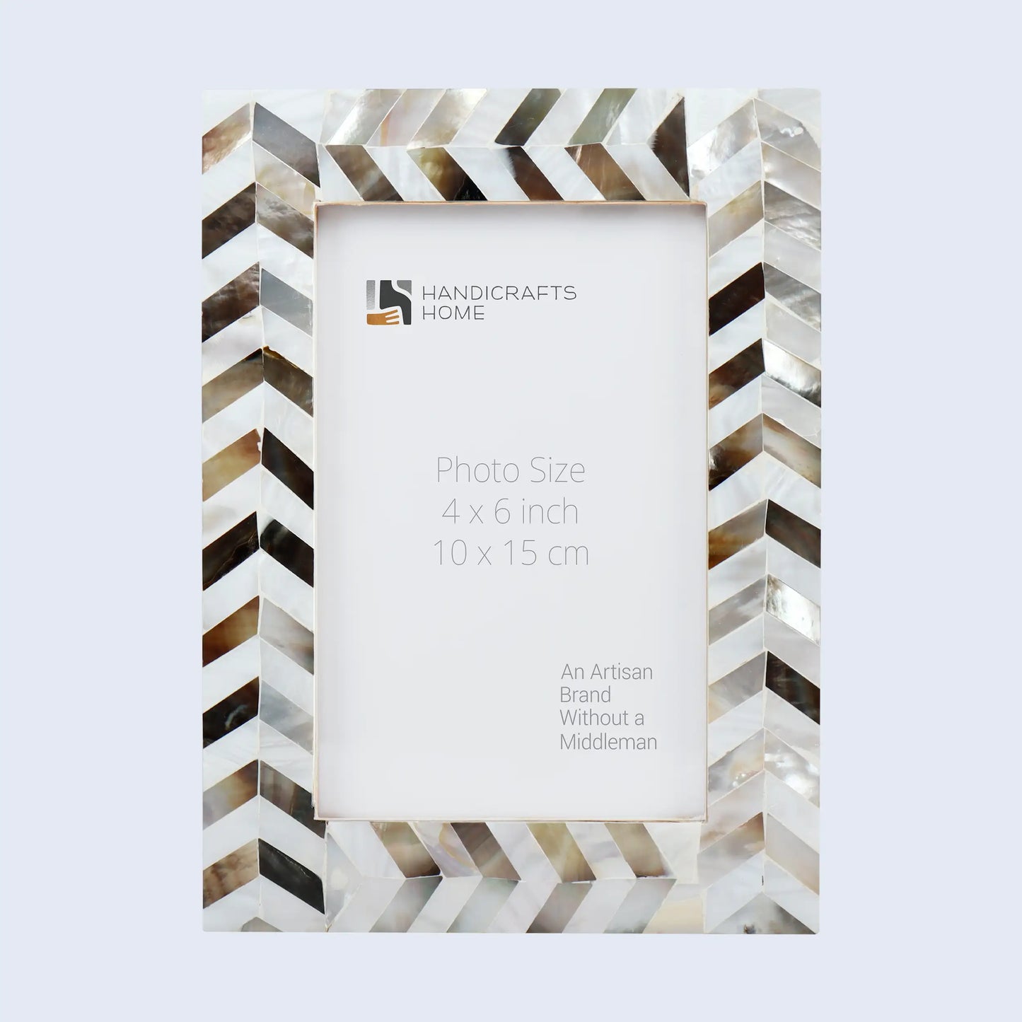 Picture Frames Pearlescent Chase Pattern Mother of Pearl Collection in 3 Sizes