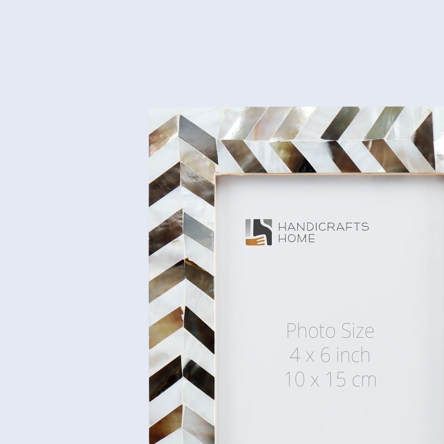 Picture Frames Pearlescent Chase Pattern Mother of Pearl Collection in 3 Sizes