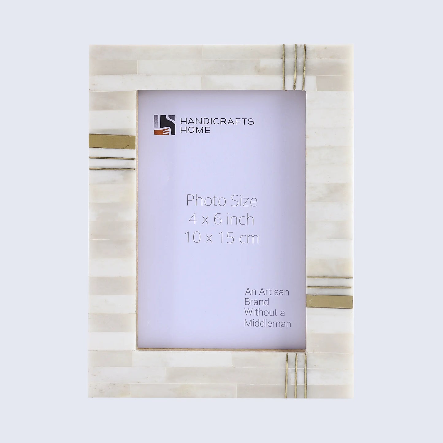 Picture Frames West Coast Barbara Pattern Bone Inlay Collection in 2 Sizes