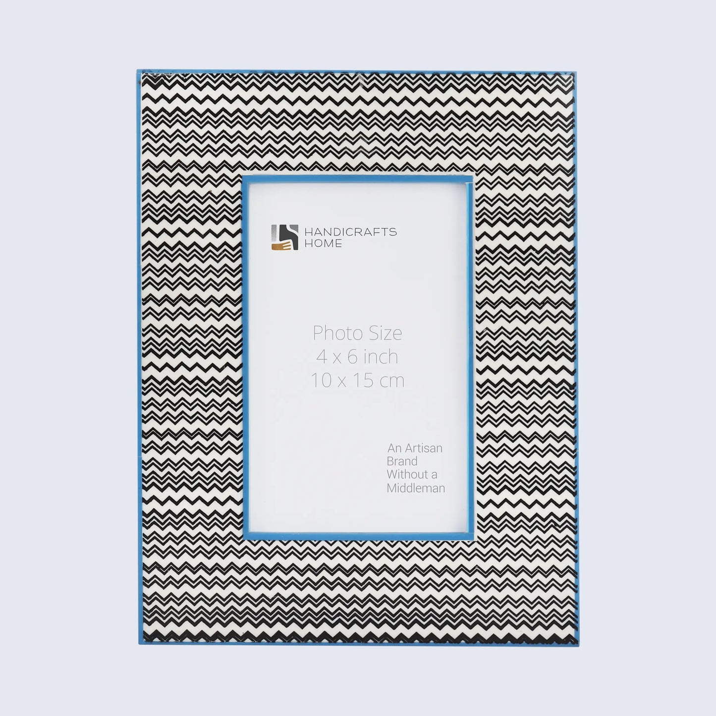 Picture Frames Rhythm Waves Pattern Resin Inlay Collection in 3 Sizes