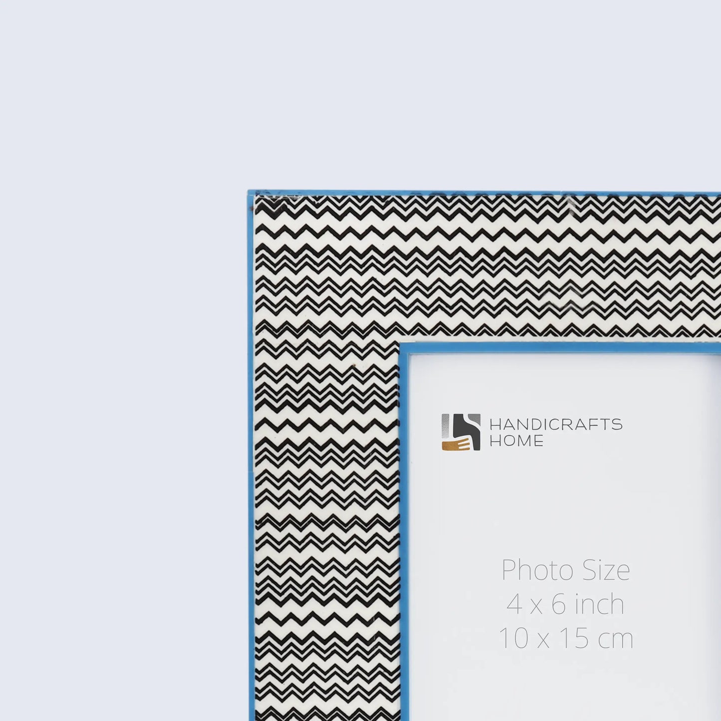 Picture Frames Rhythm Waves Pattern Resin Inlay Collection in 3 Sizes